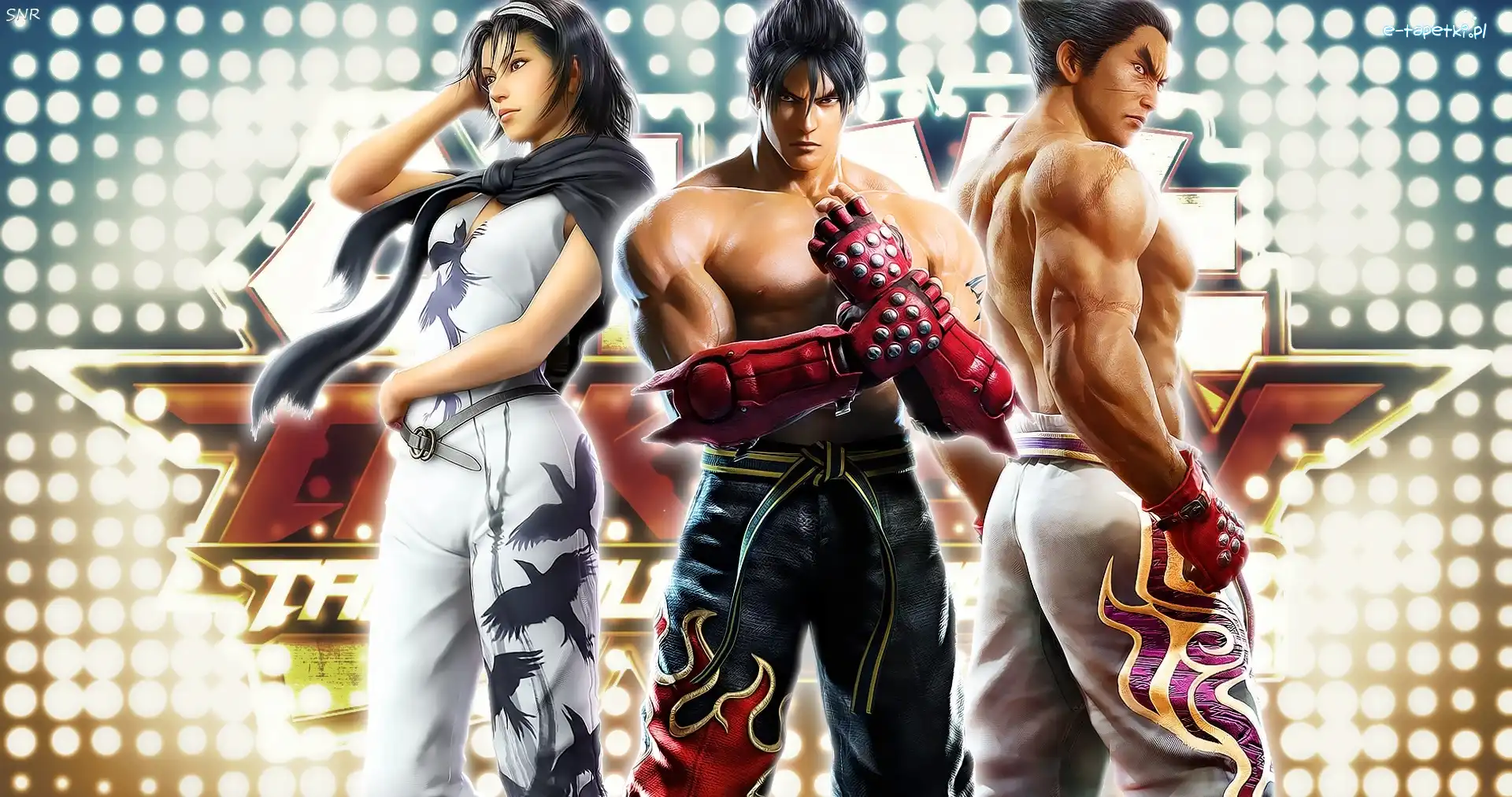 Kazuya Mishima, Jun Kazamam, Jin Kazama