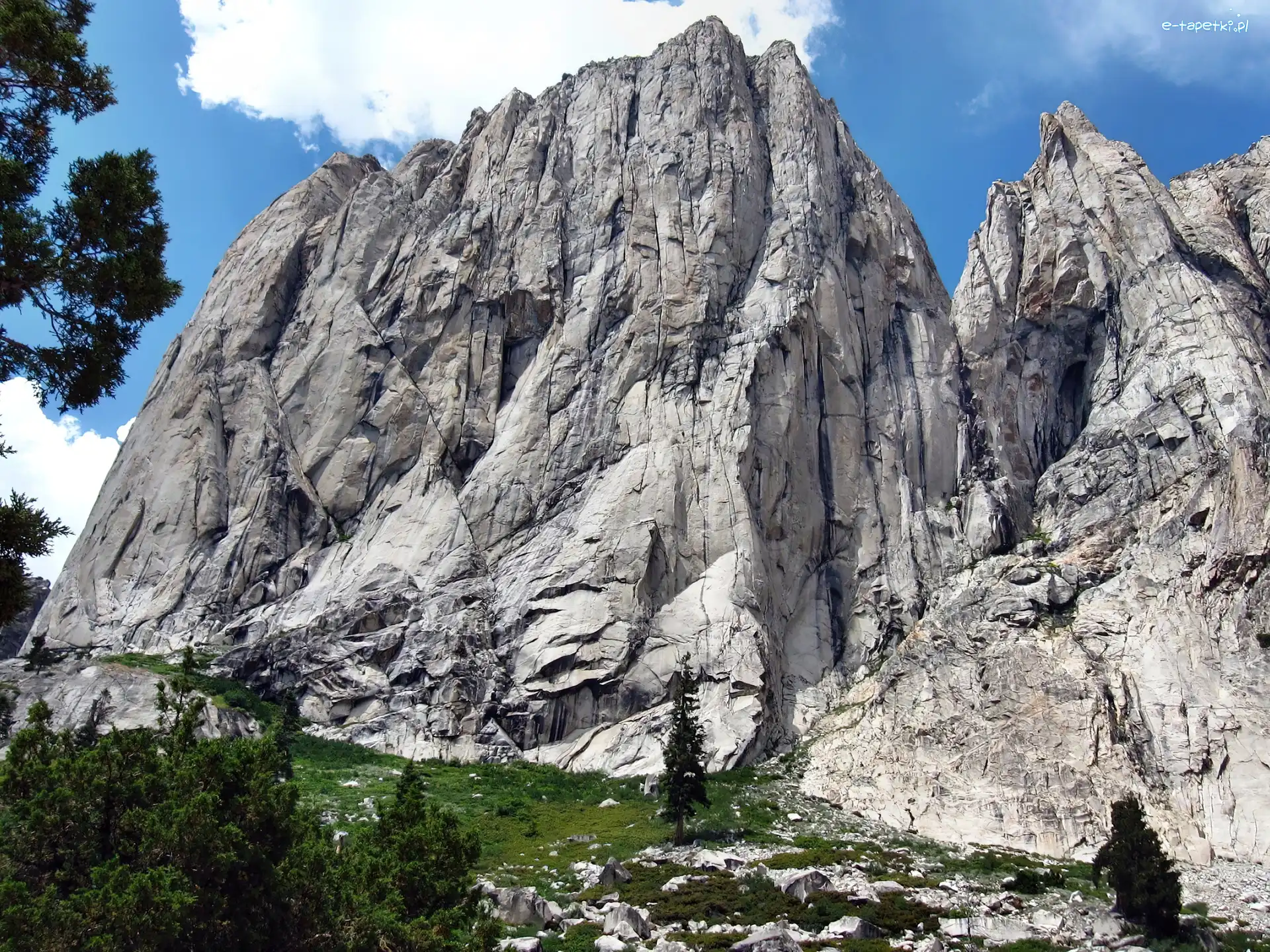 National, Kalifornia, Park, Skała