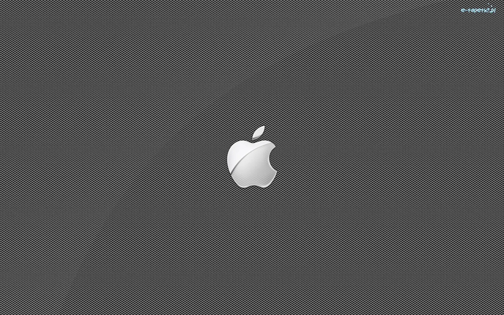 Logo, Siatka, Szara, Apple