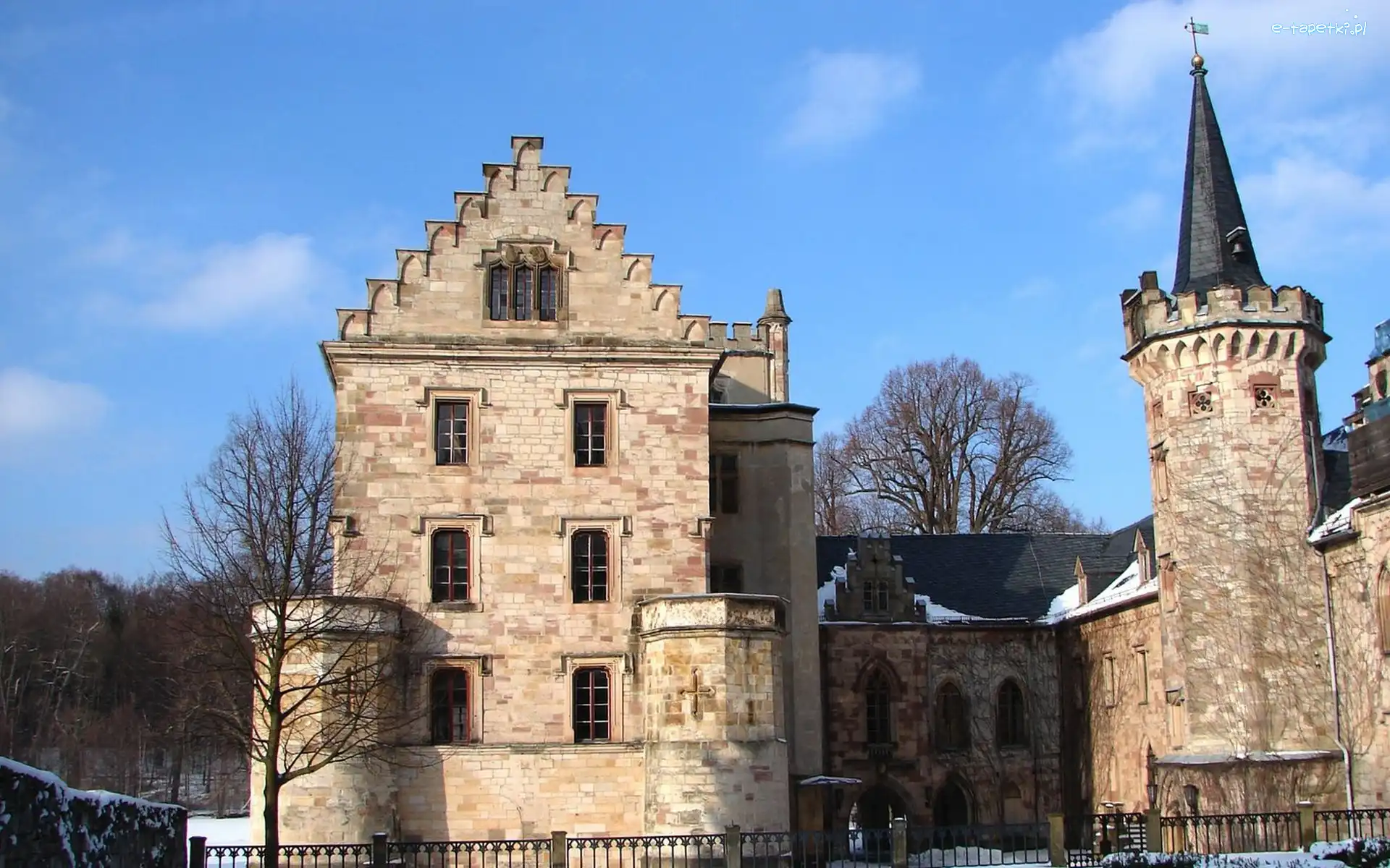 Klasztor, Turyngia, Reinhardsbrun, Zamek