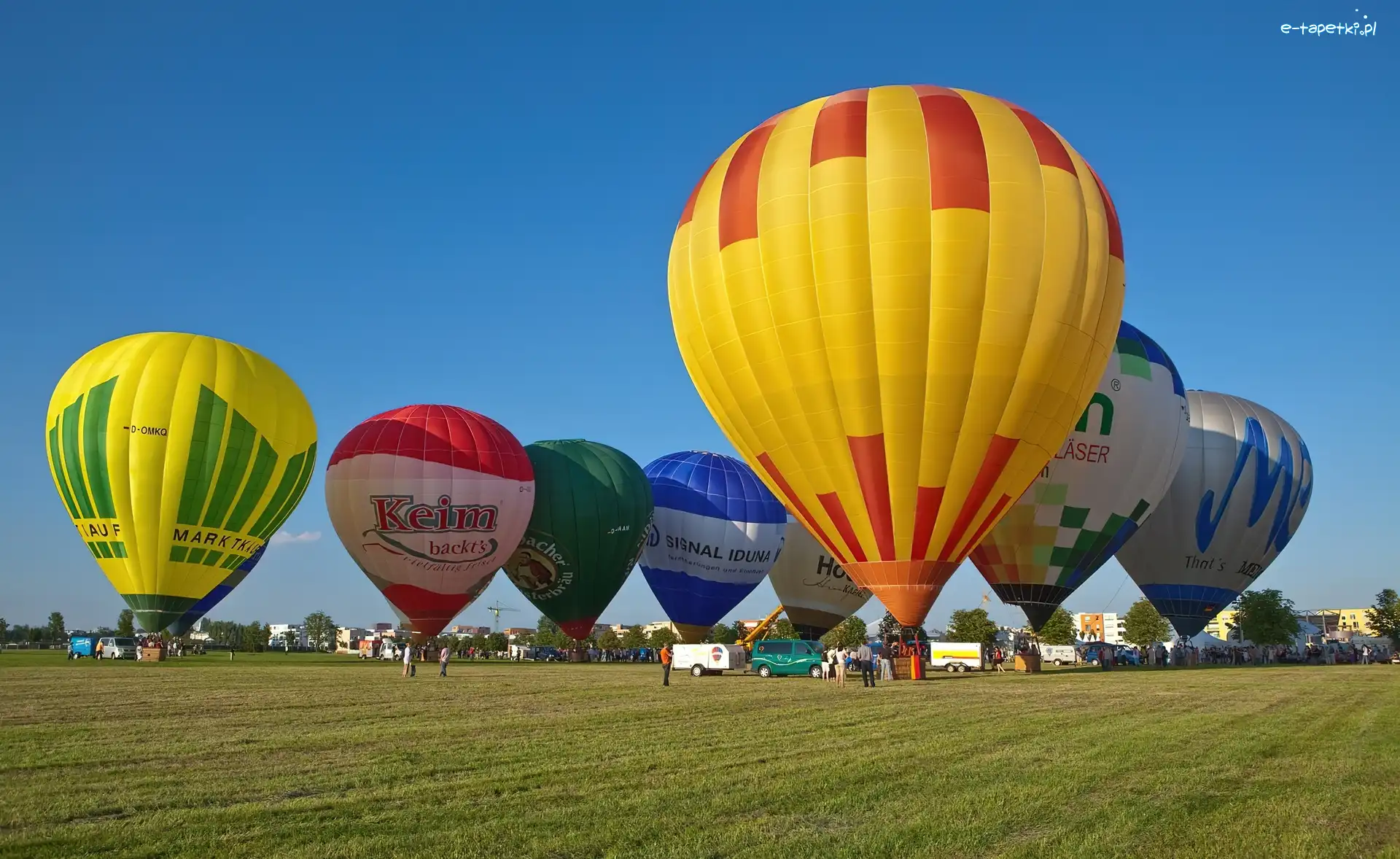 Balonów, Start
