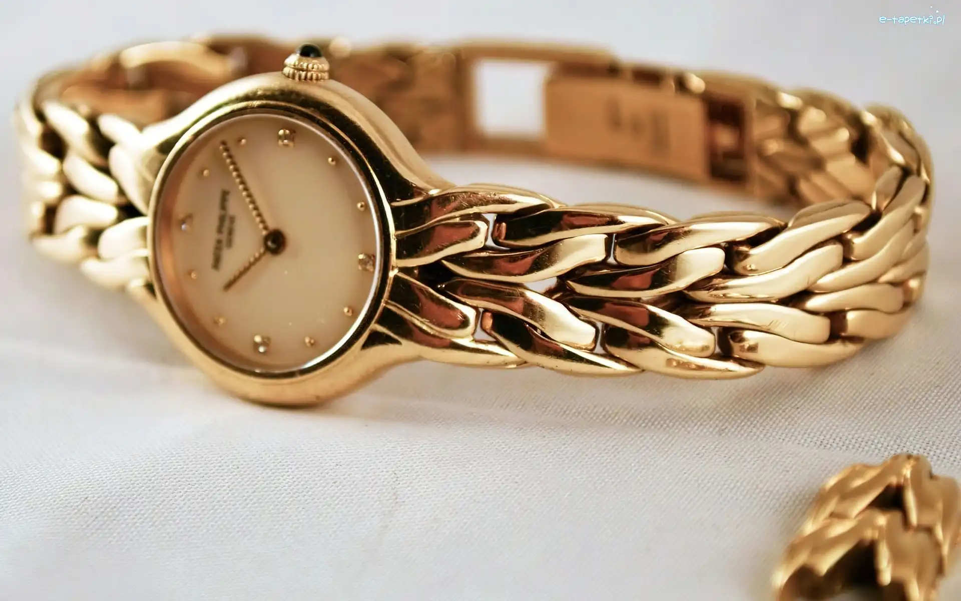 Rolex, Złoty, Damski, Zegarek