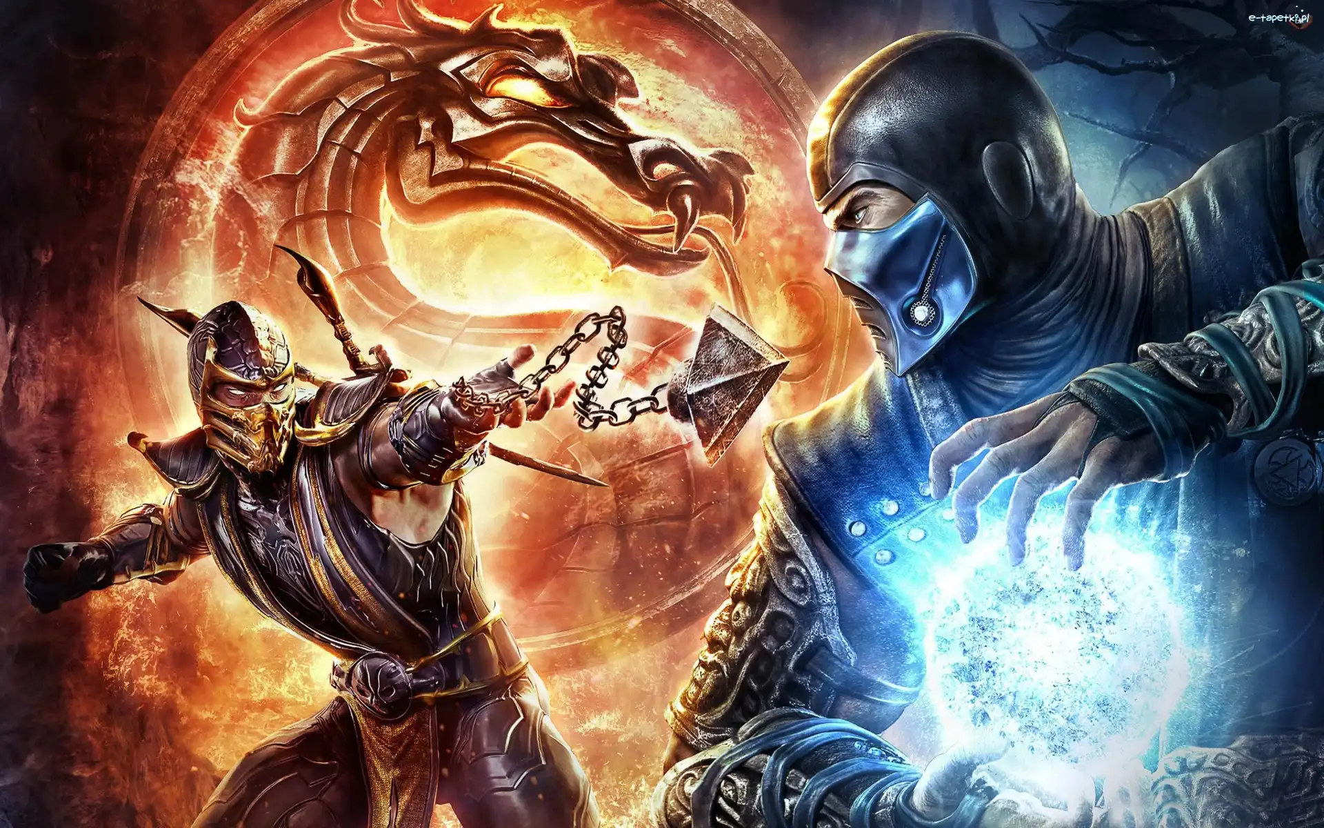 Sub Zero, Scorpion, Mortal Kombat