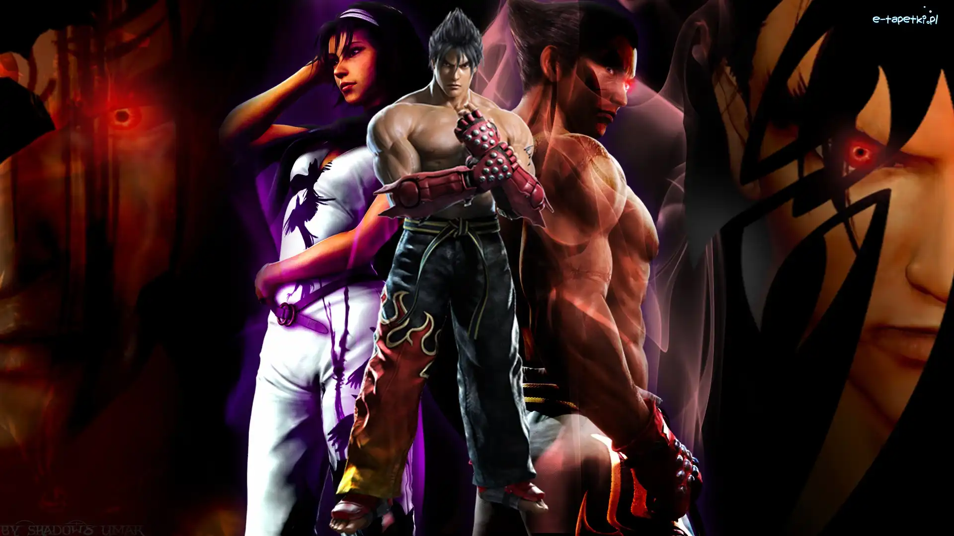 Tekken Tag Tournament 2, Jun, Jin, Kazuya Mishima, Kazama
