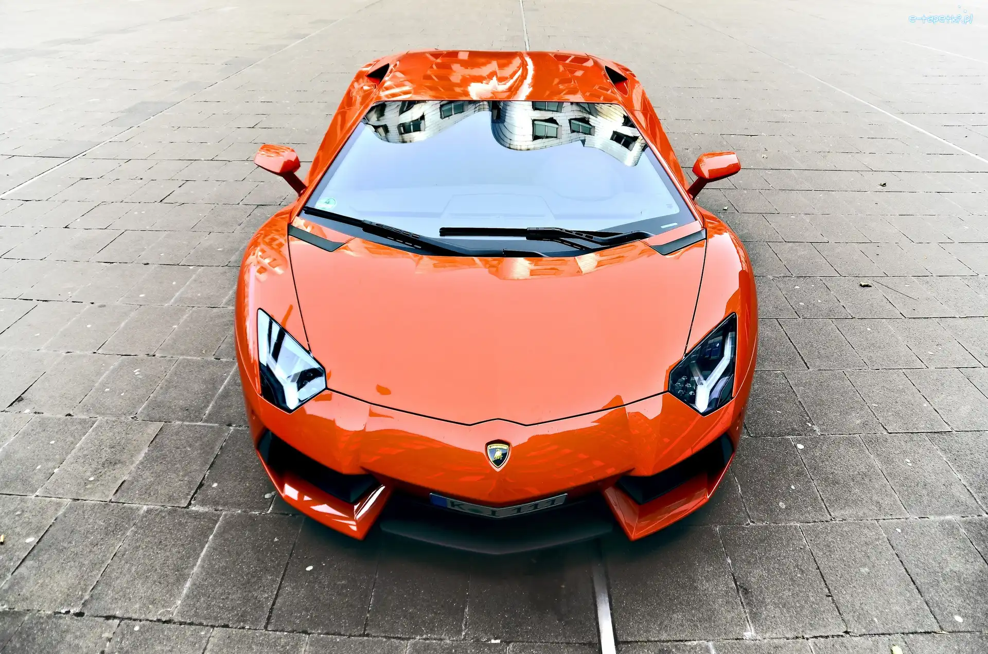 Aventador, Szyba, Światła, Lamborghini
