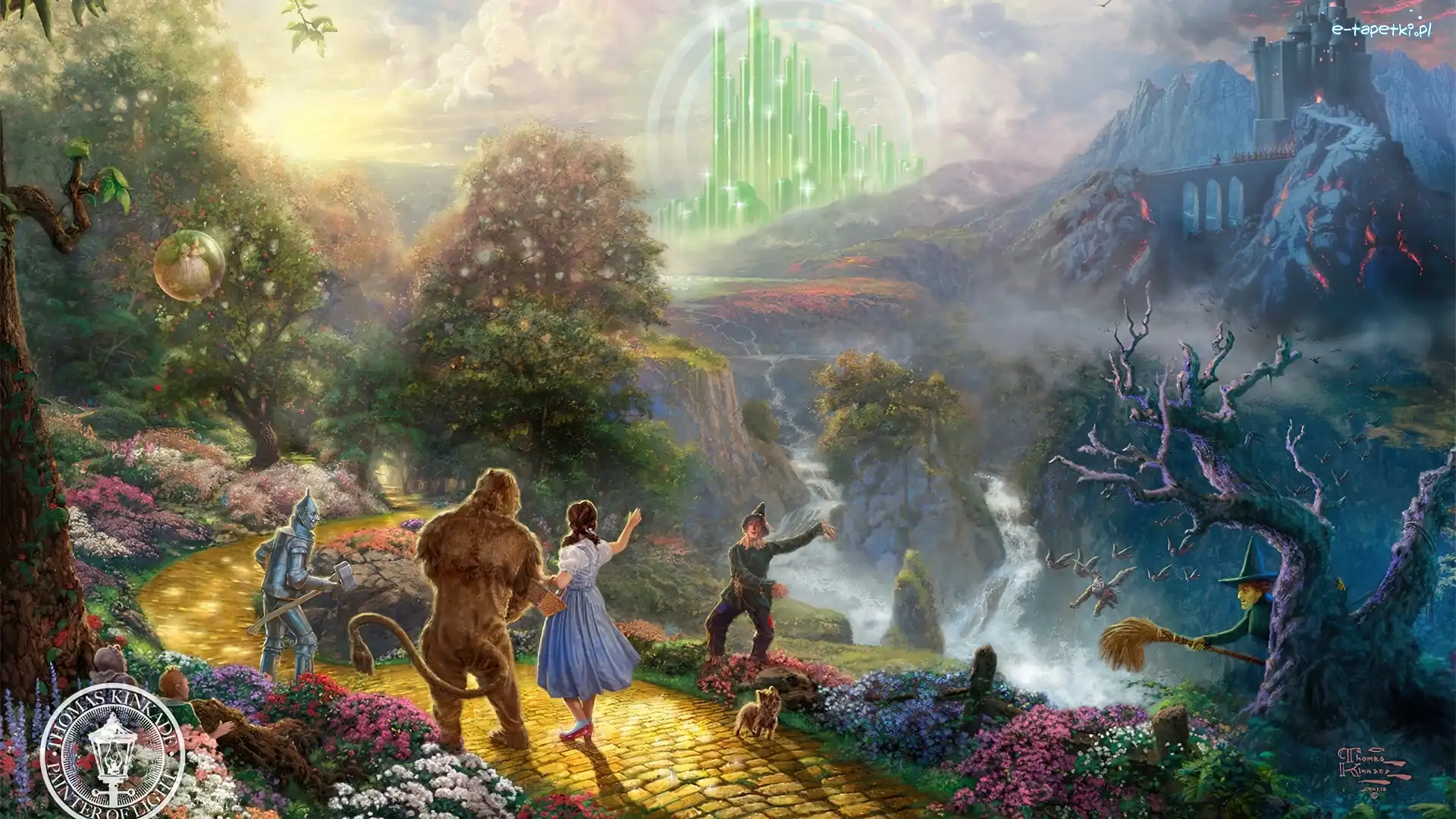 Kraina OZ, Zamek, Fantastyka, Thomas Kinkade