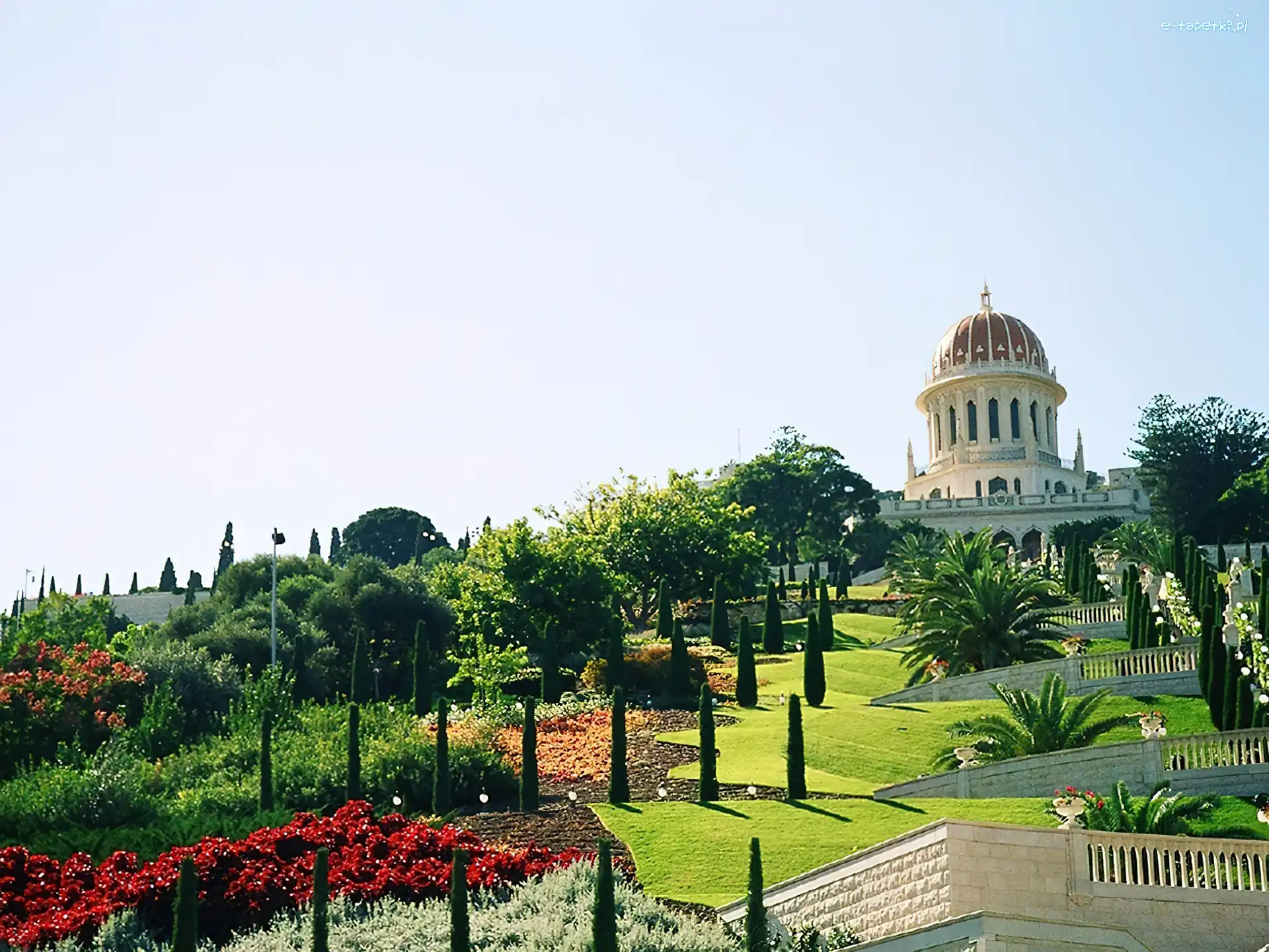 Hajfa, Bahai, Ogród, Izrael, Pałac