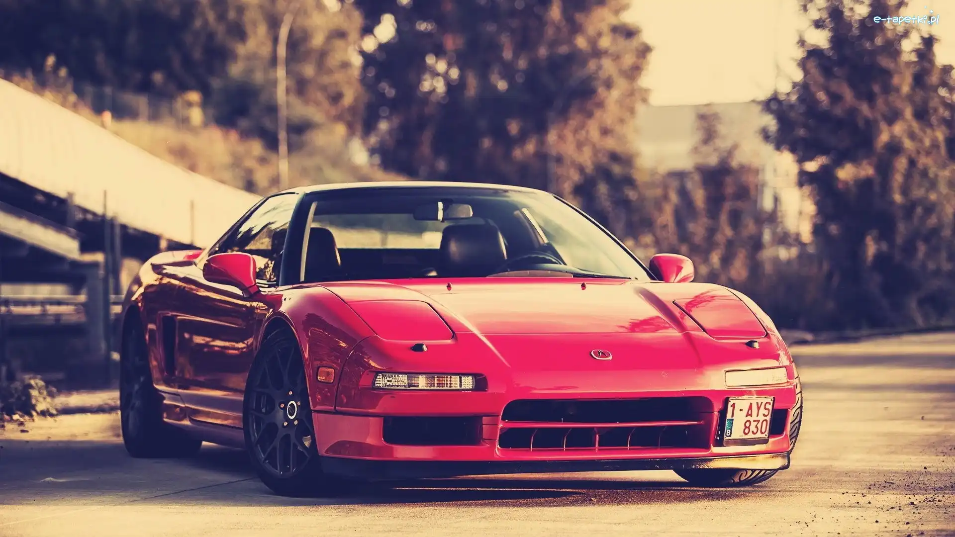 NSX, Samochodu, Przód, Acura
