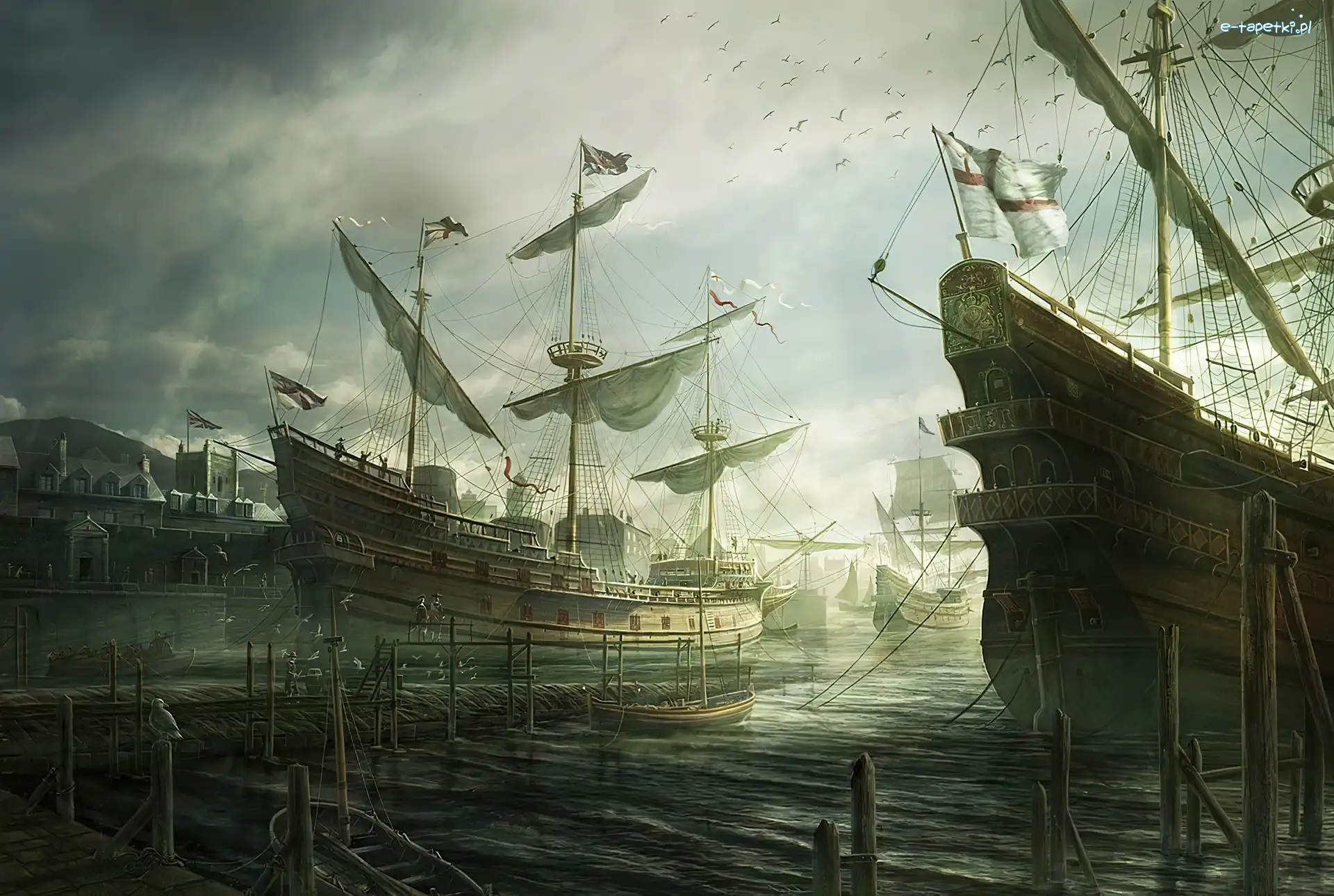 Port, Morze, Żaglowce