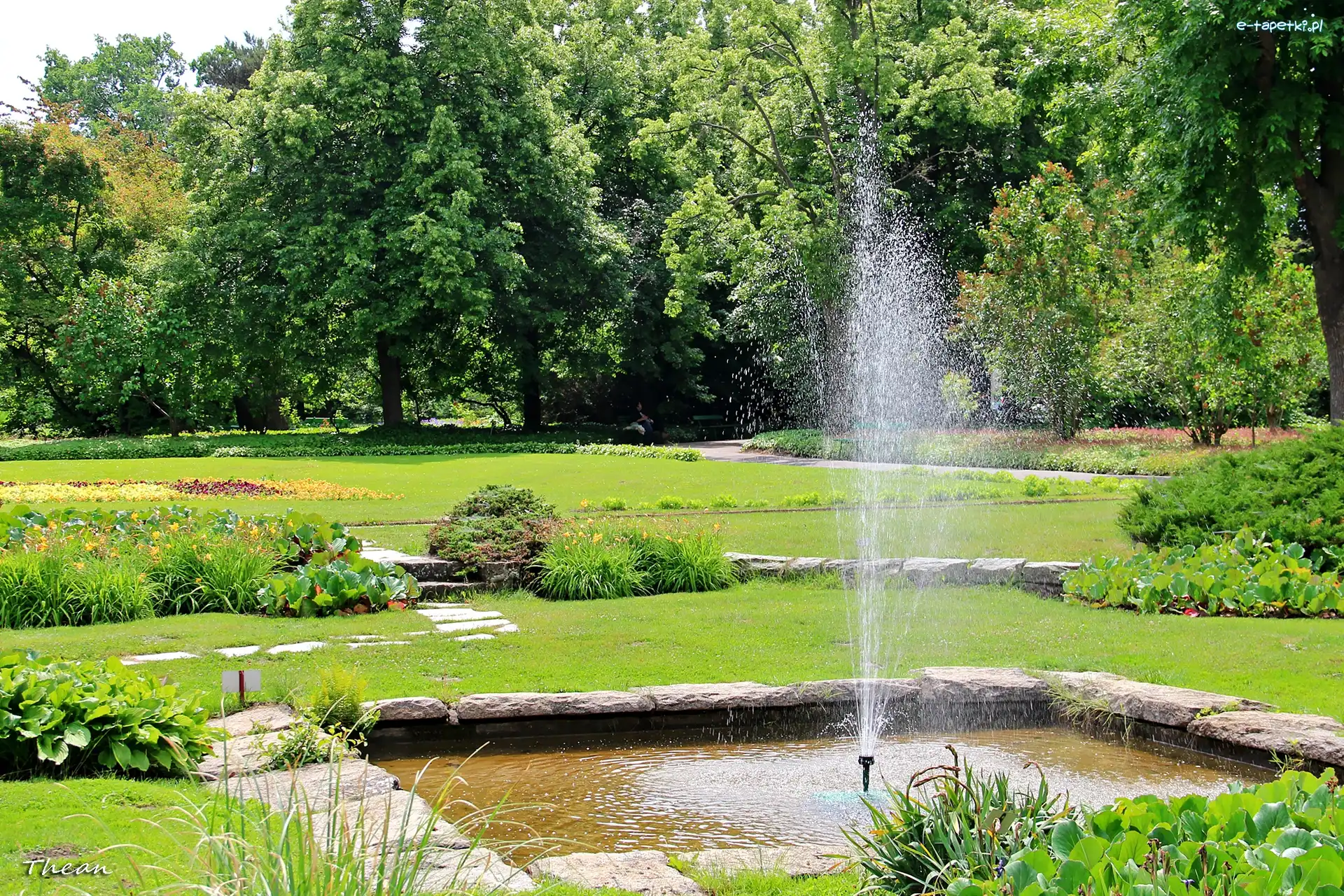 Botaniczny, Fontanna, Poznań, Ogród
