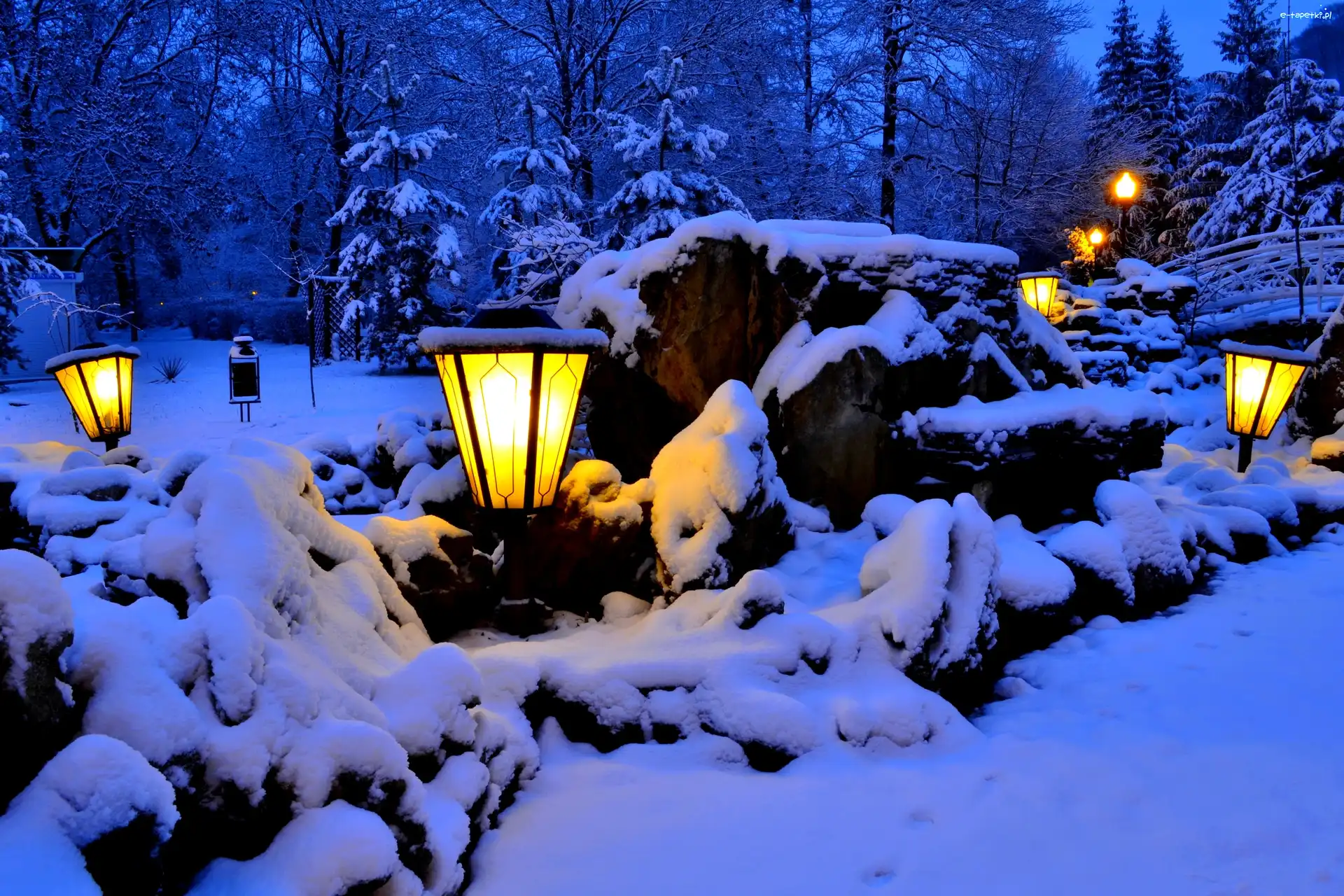 Zima, Lampy