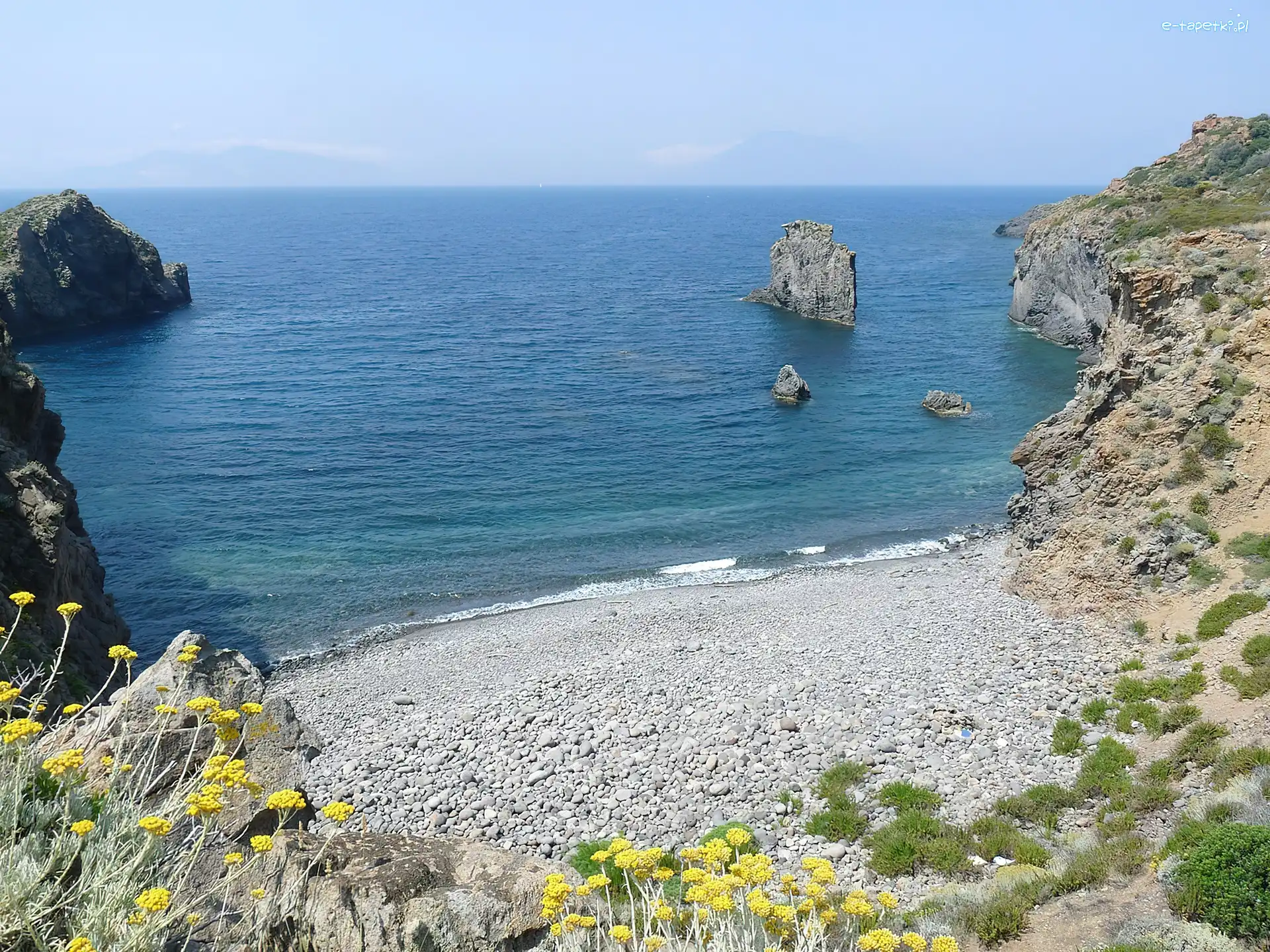 Panarea Włochy, Plaża, Morze