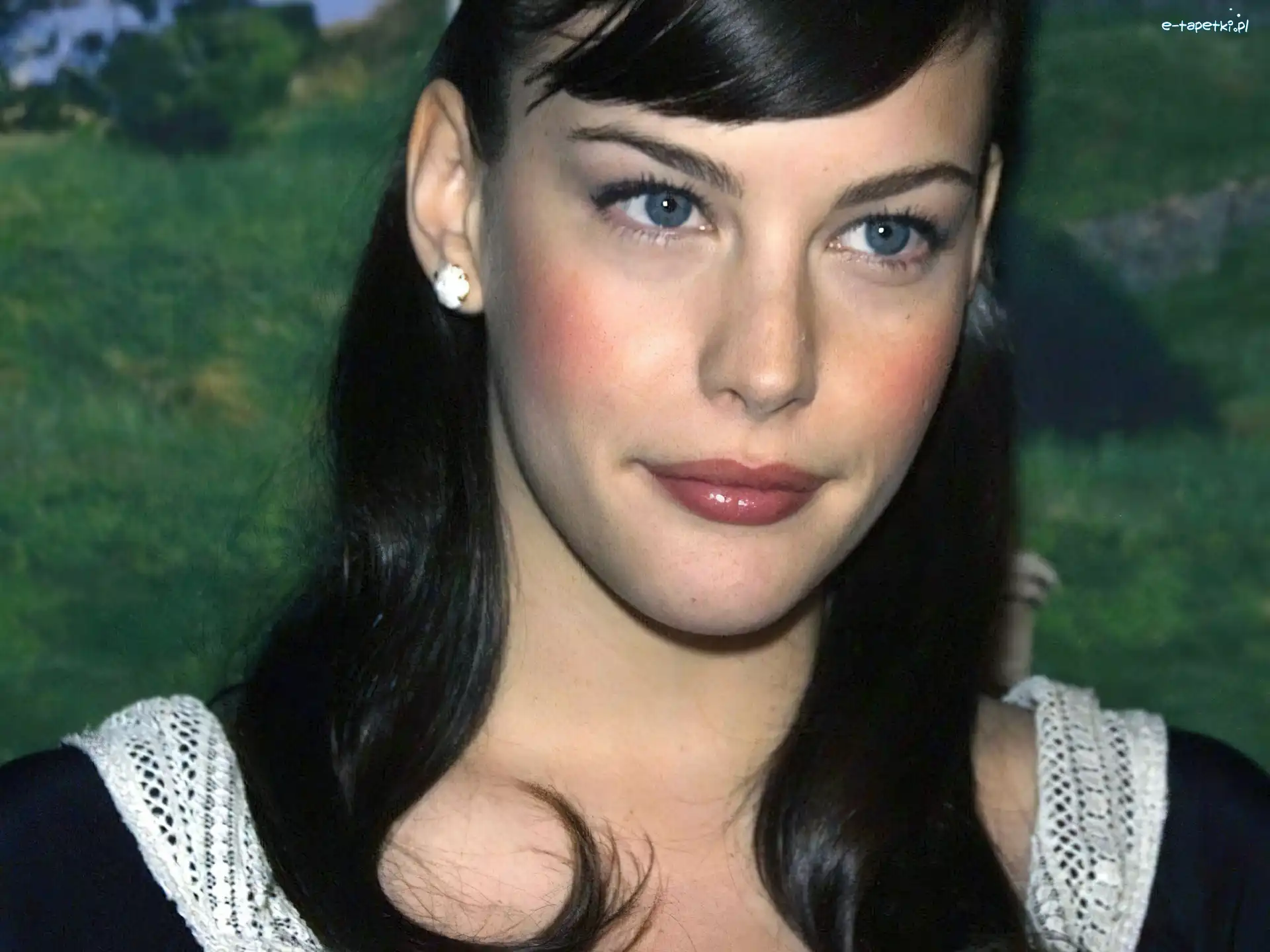 Niebieskie, Czarne Włosy, Oczy, Liv Tyler