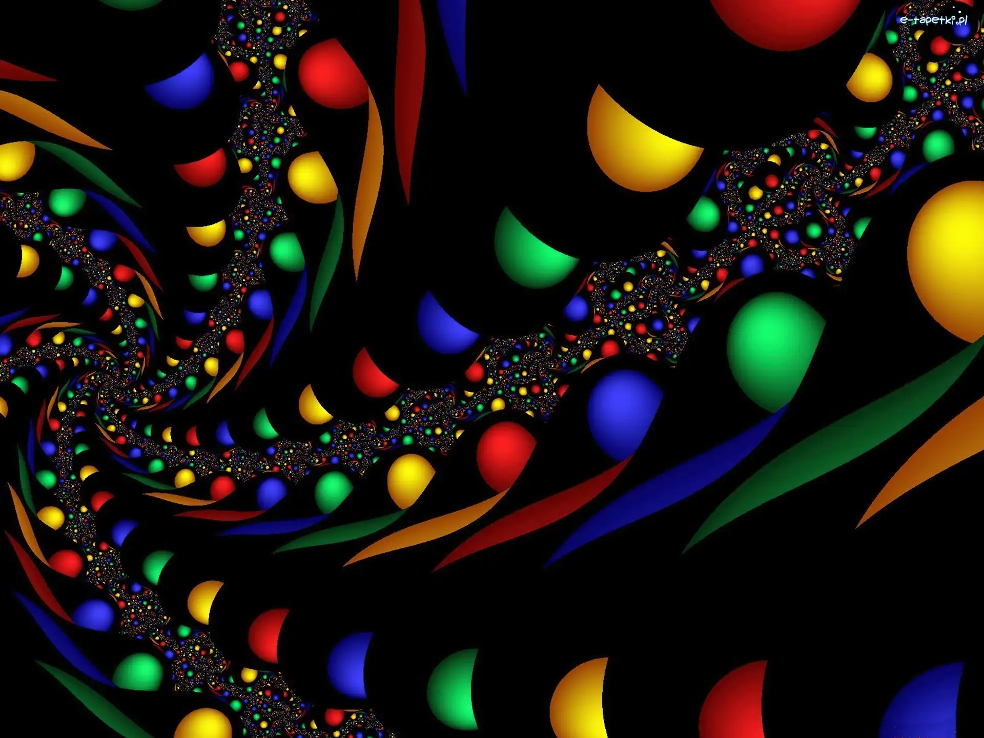 Kule, Grafika 3D, Abstrakcja, Kolorowe