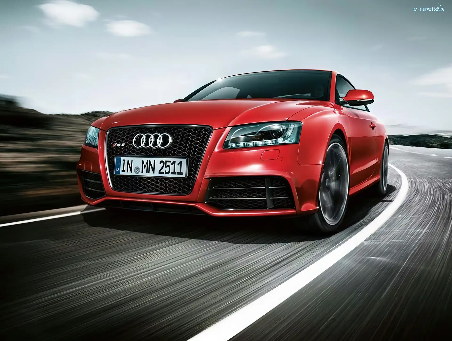 Przód, Audi RS5, Czerwone