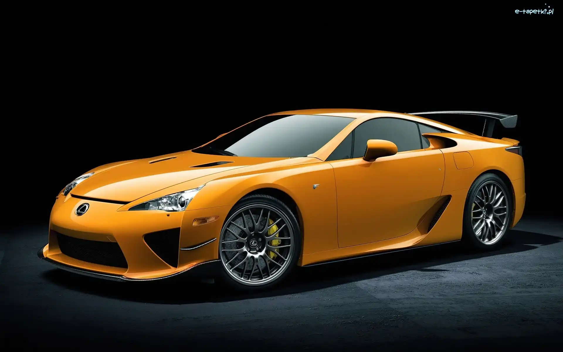 Sportowy, Pomarańczowy, Lexus LF-A