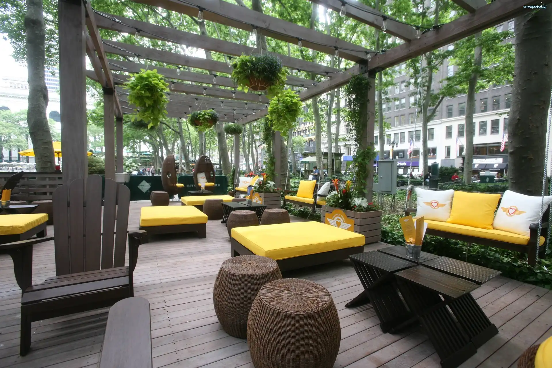 Nowy Jork, Lato, Manhattan, Bryant, Park