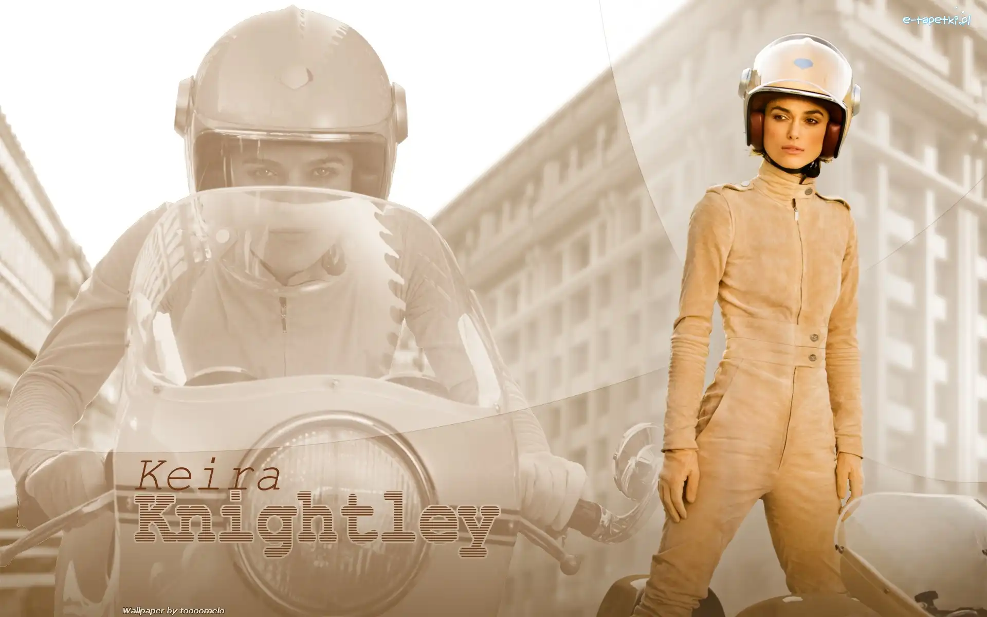 Keira Knightley, Motocykl, Ducati 750, Kombinezon, Kask