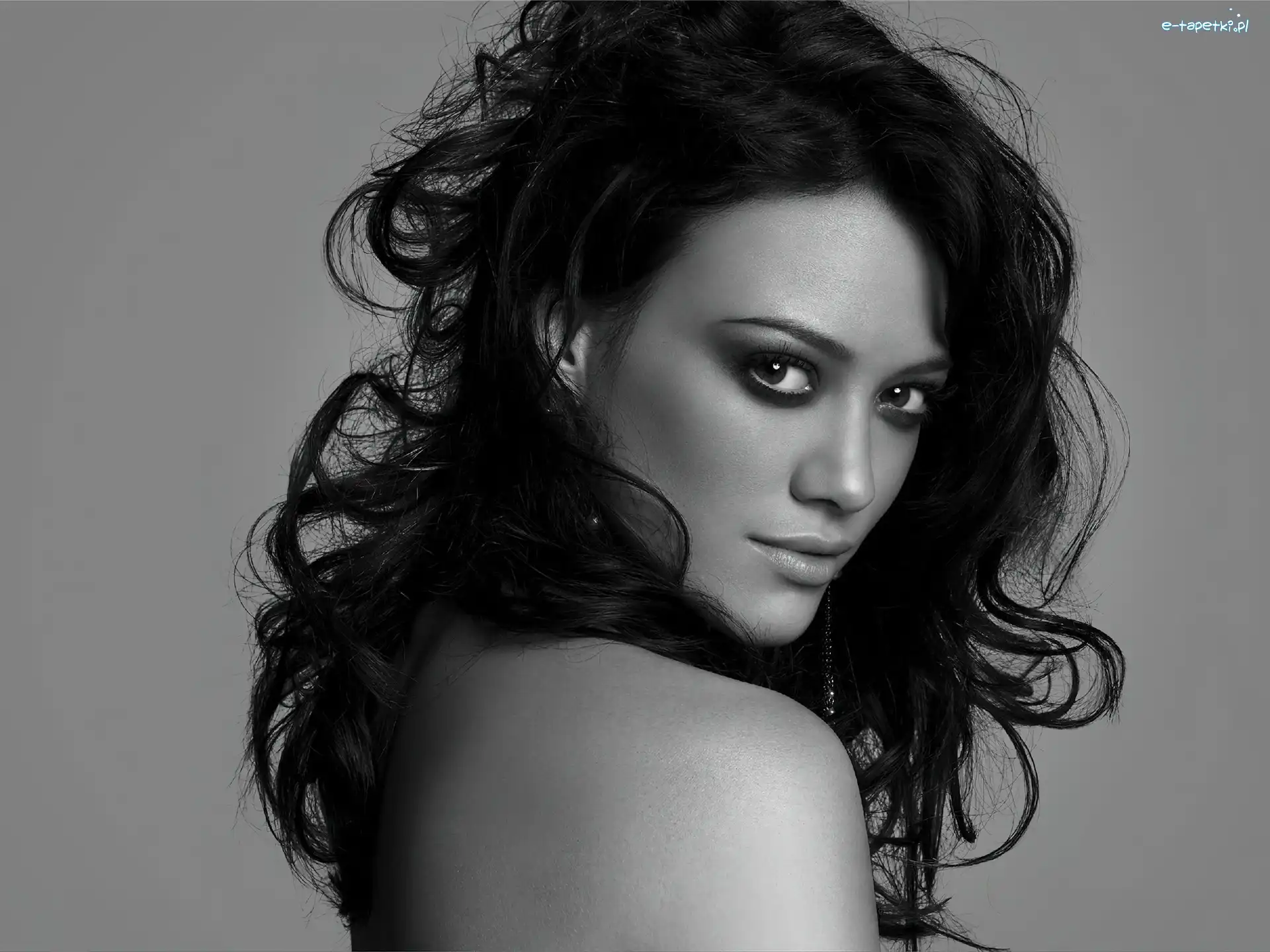 Brunetka, Hilary Duff, Twarz, Kobieta