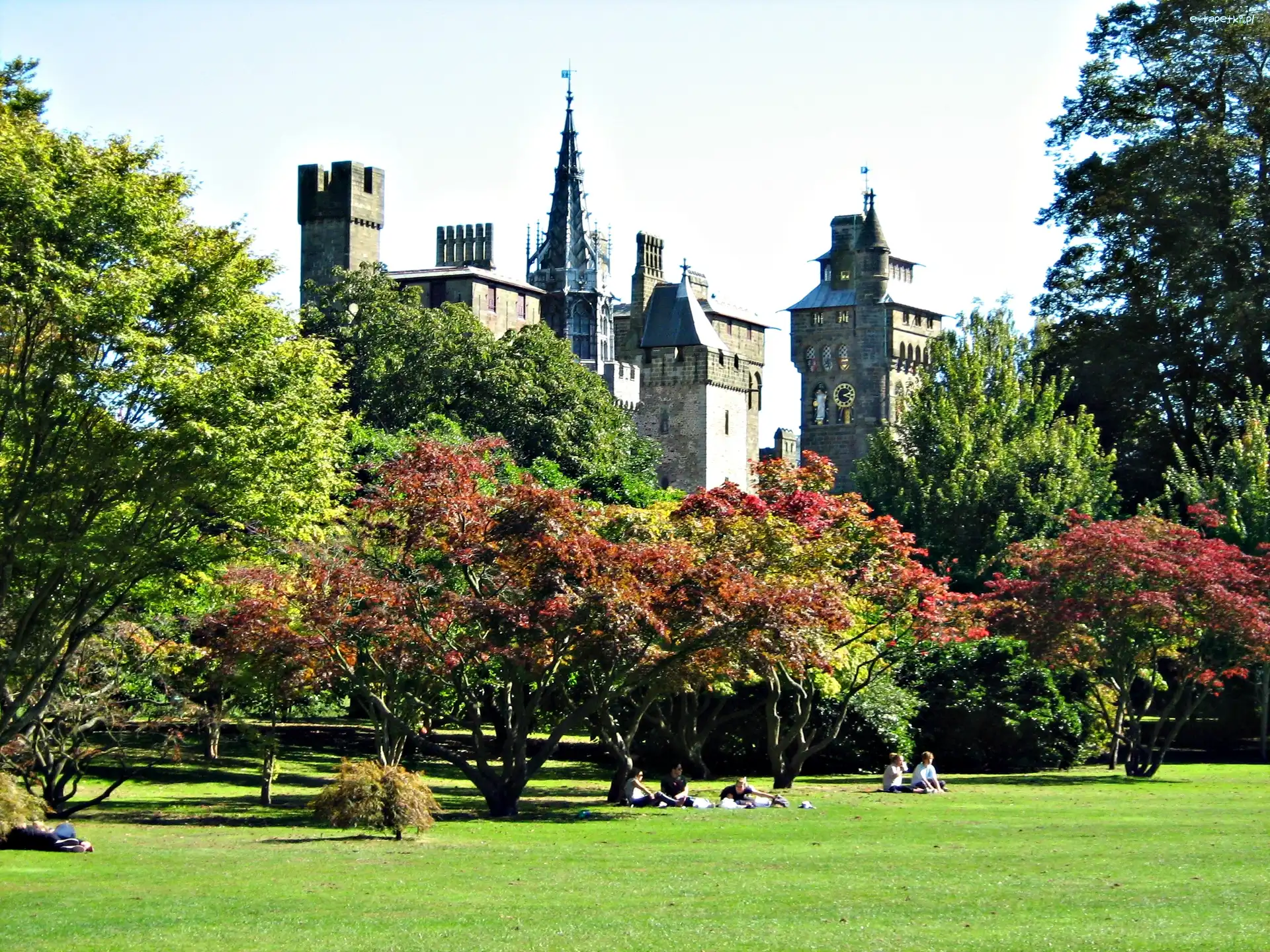 Cardiff, Park, Walia, Zamek
