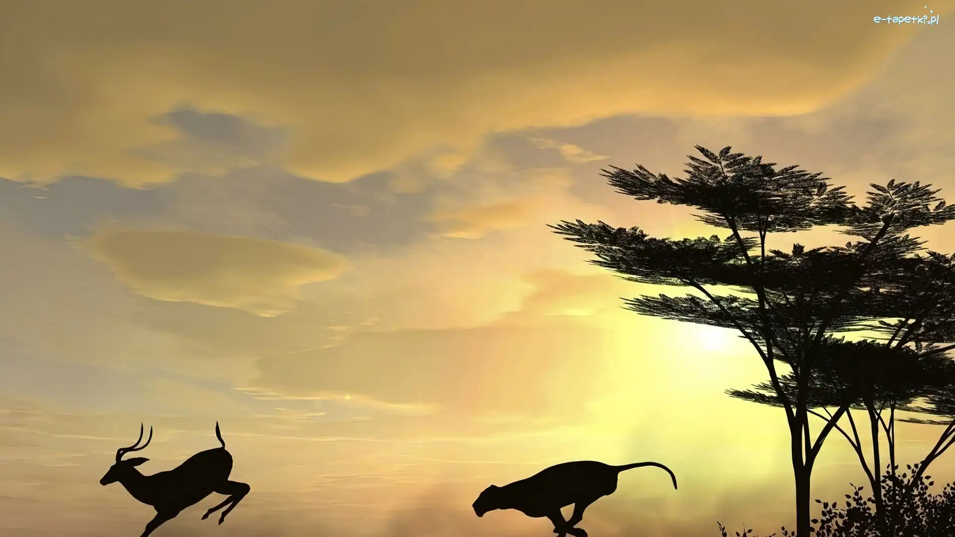 Drzewa, Gepard, Antylopa