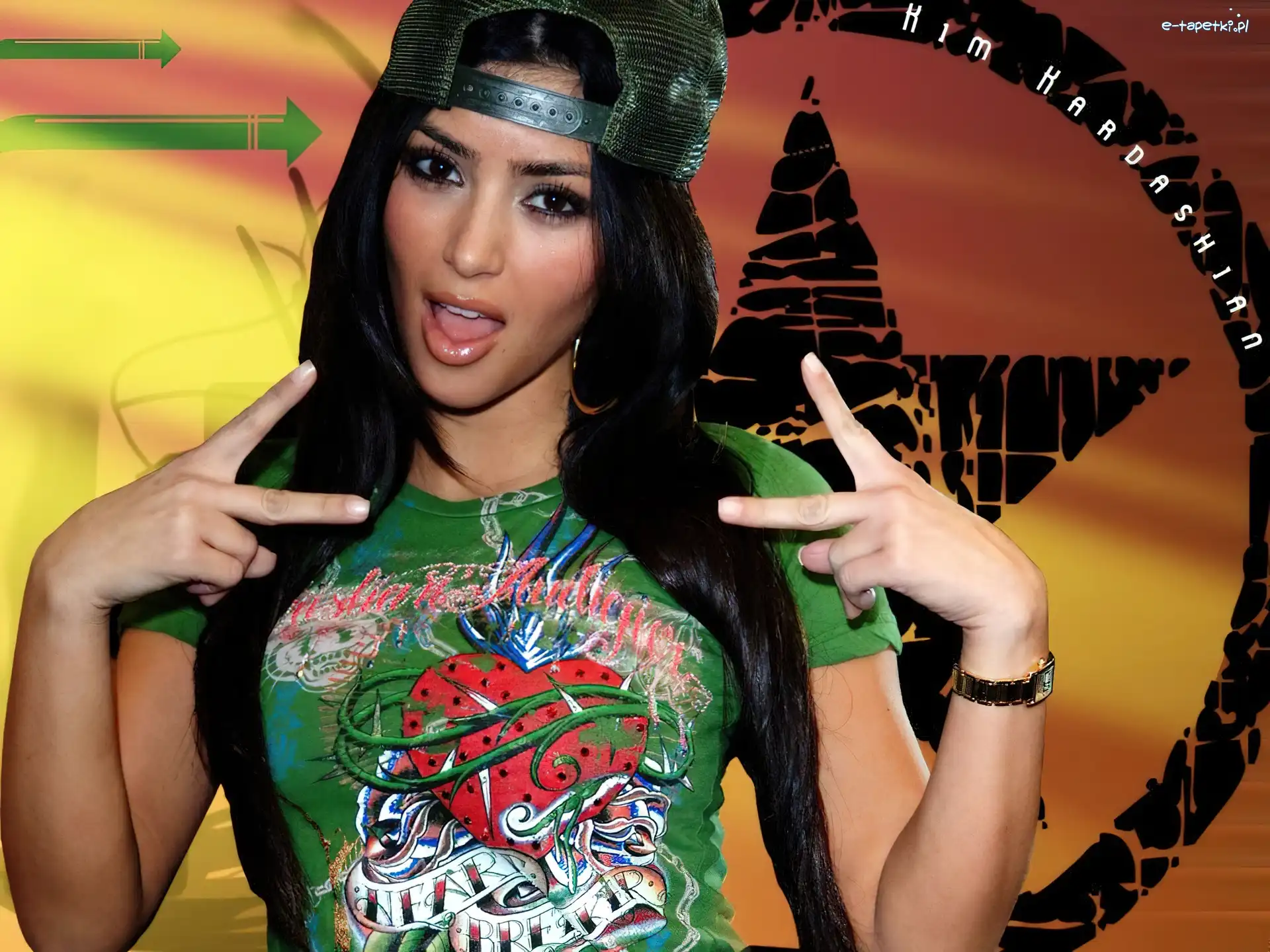 wrkocze, bejsbolówka , Kim Kardashian