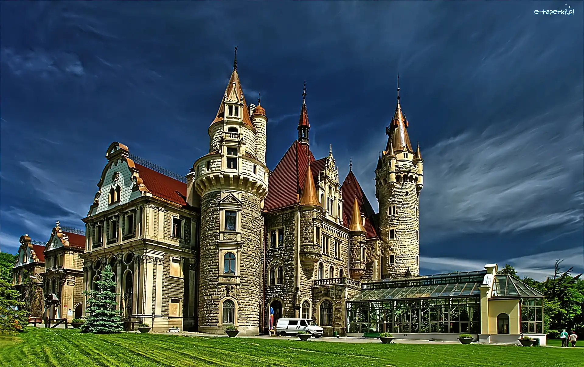 Polska, Moszna, Zamek