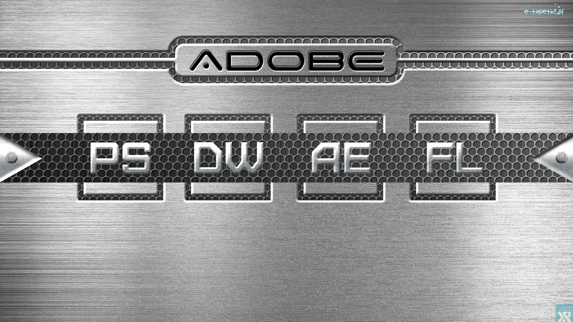Photoshop, Adobe, Grafika, Metal, Flash