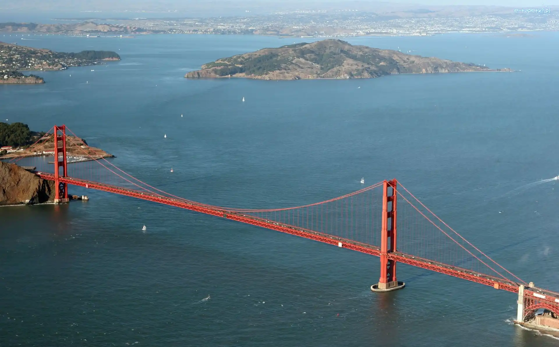 Wyspy, Ocean, Most Golden Gate