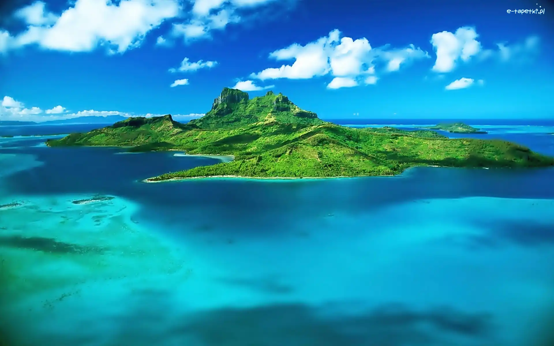 Bora Bora, Wyspa, Morze, Polinezja Francuska