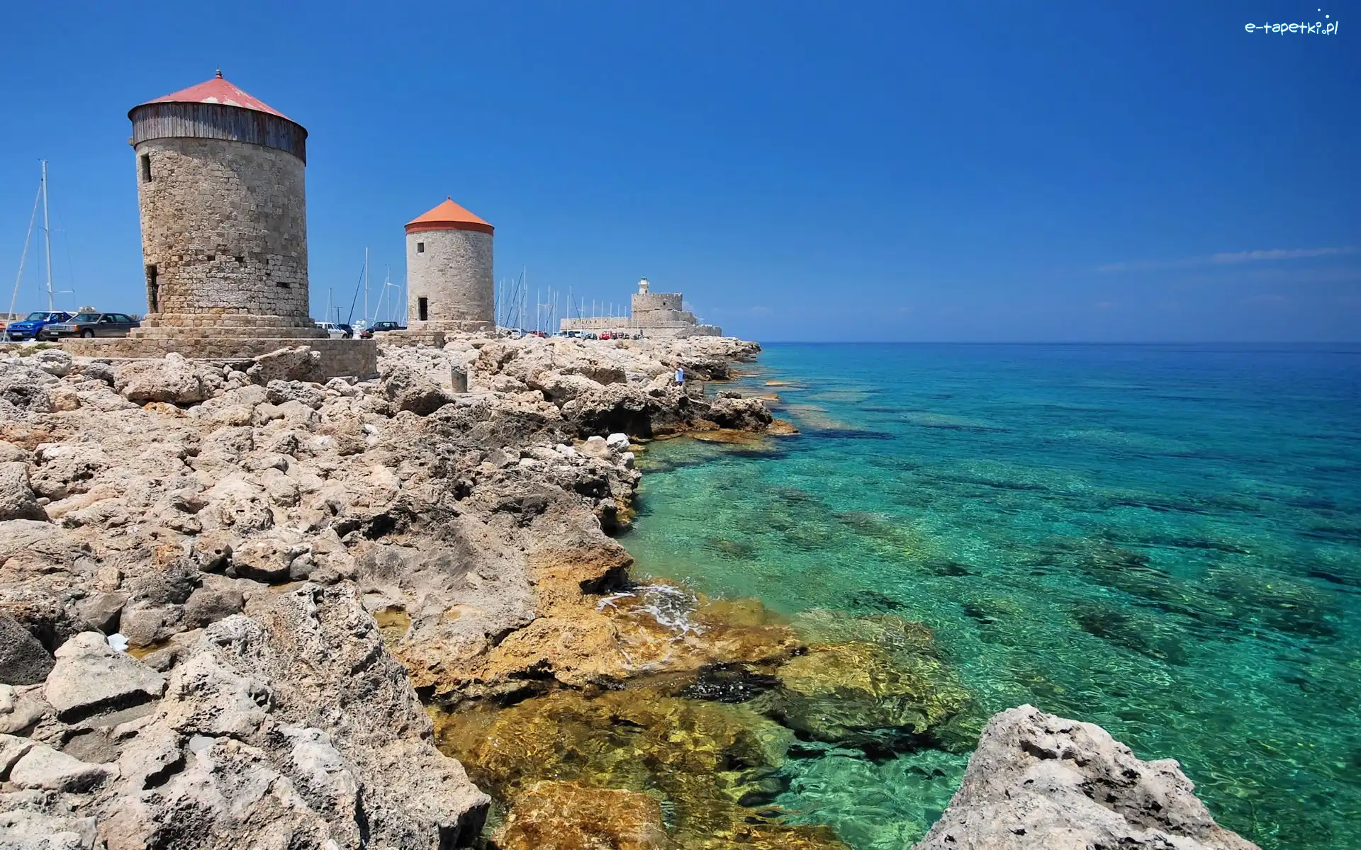 Grecja, Mandraki, Rodos,
, Przystań Jachtowa