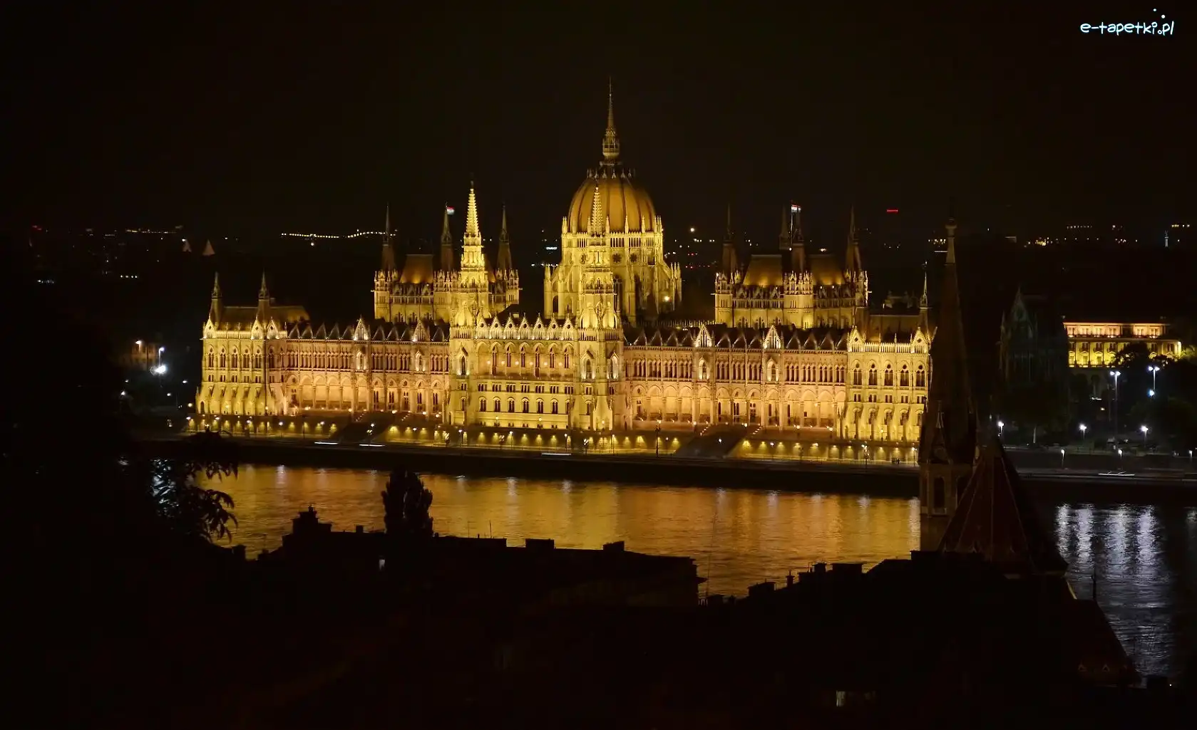 Budapeszt, Oświetlenie, Parlament