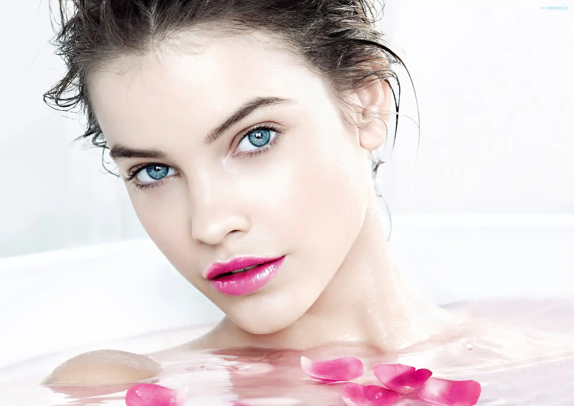 Makijaż, Barbara Palvin, Płatki, Kobieta