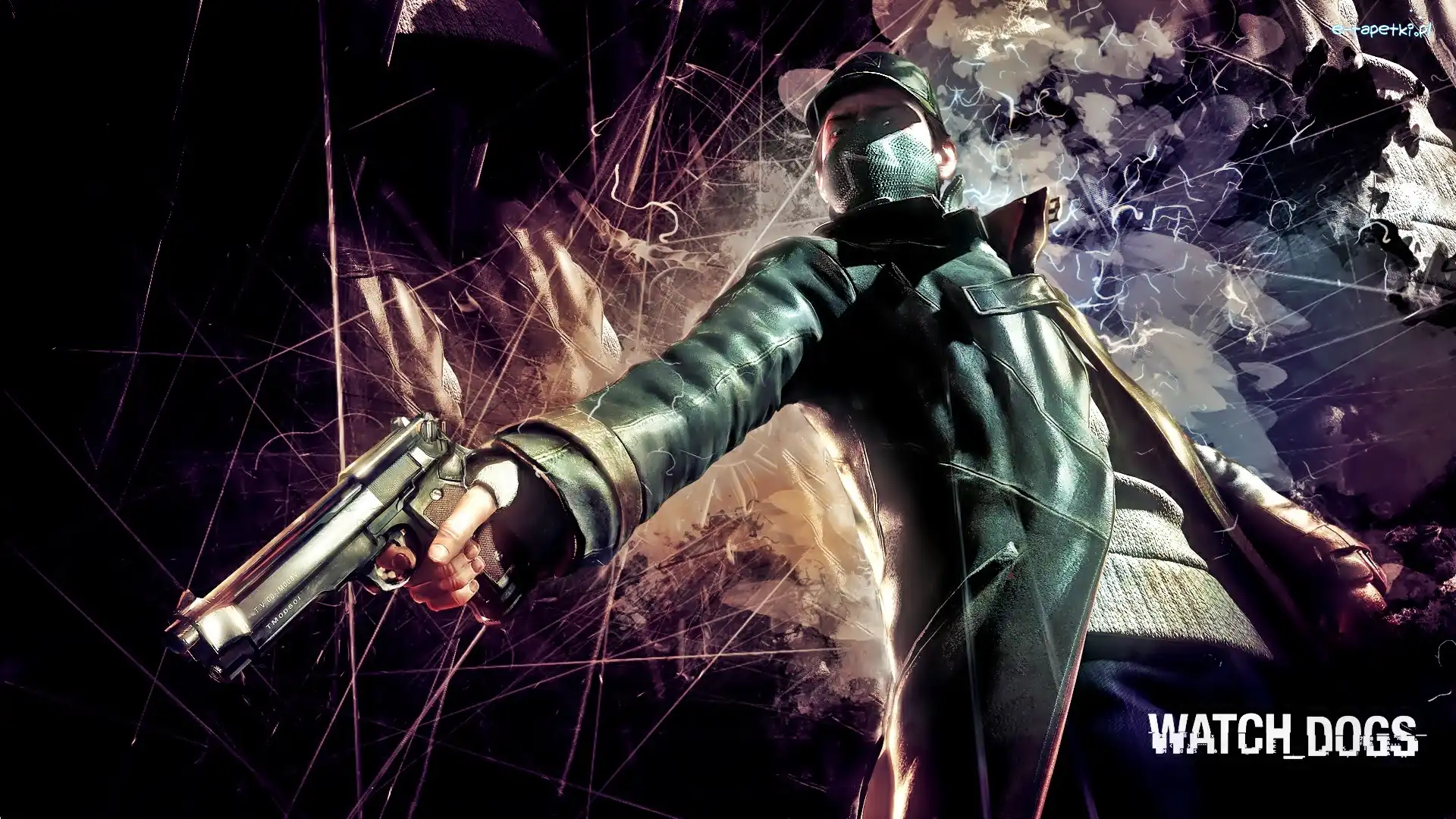Pistolet, Mężczyzna, Watch Dogs