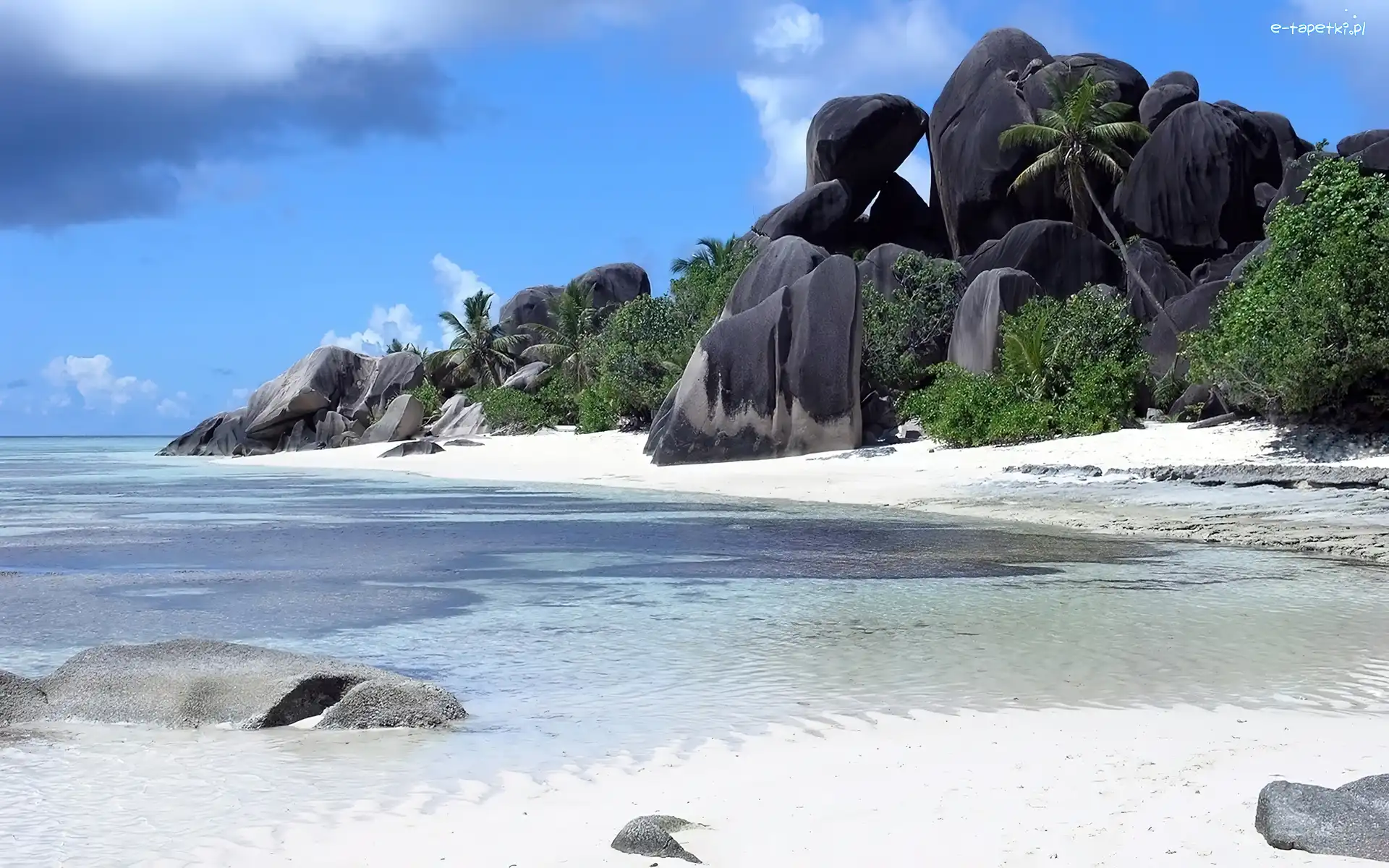 Samui, Niebo, Koh, Tajlandia, Kamienie, Plaża