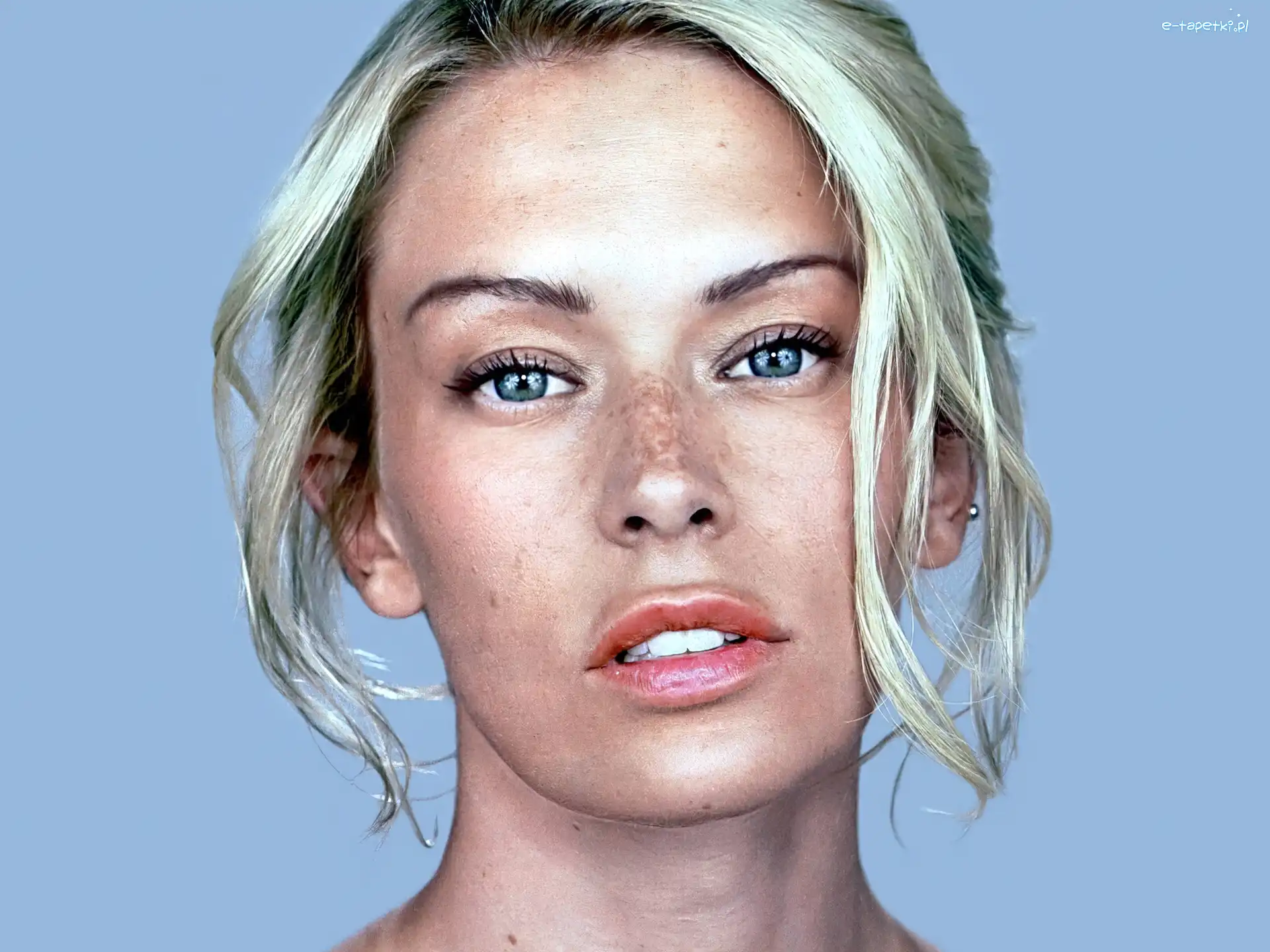 Kobieta, twarz, nos , Jenna Jameson