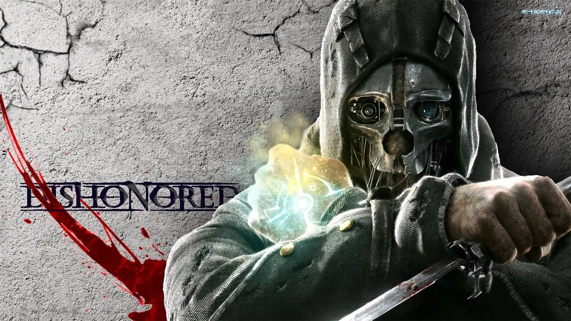 Mężczyzna, Sztylet, Maska, Dishonored