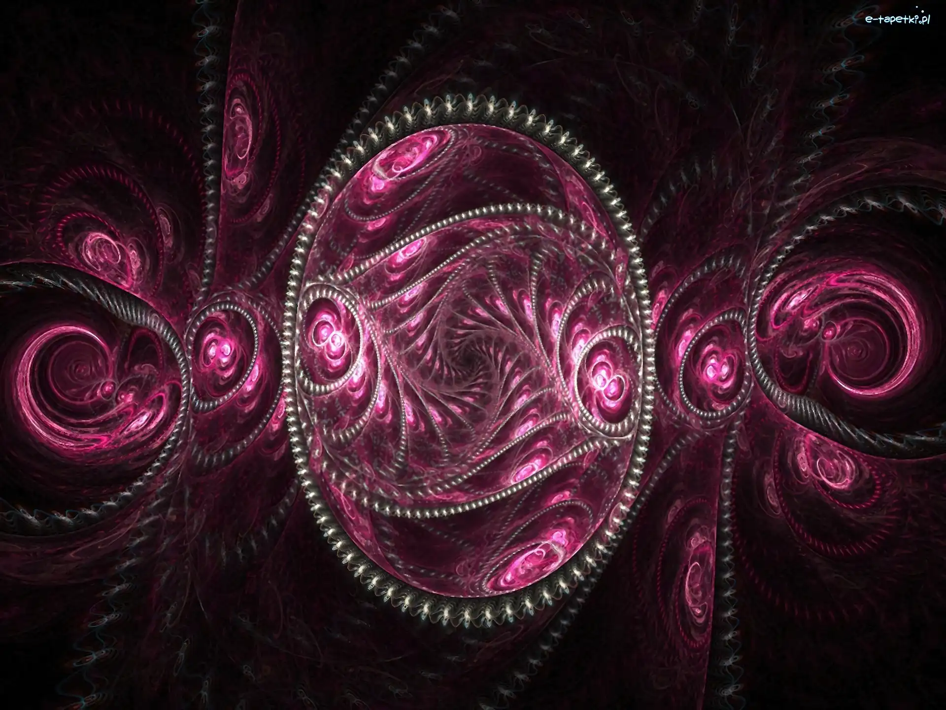 Abstrakcja, Fioletowa, Fractal