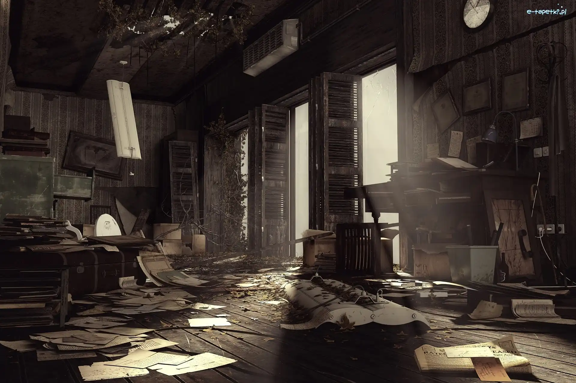 Pomieszczenie, Beyond: Dwie Dusze, Zniszczone, Zaniedbane, Beyond: Two Souls, Gra