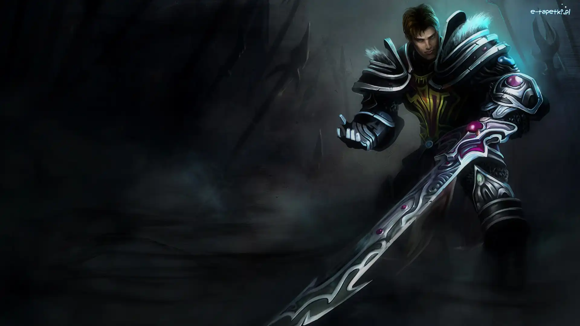 Mężczyzna, Zbroja, Miecz, League Of Legends
