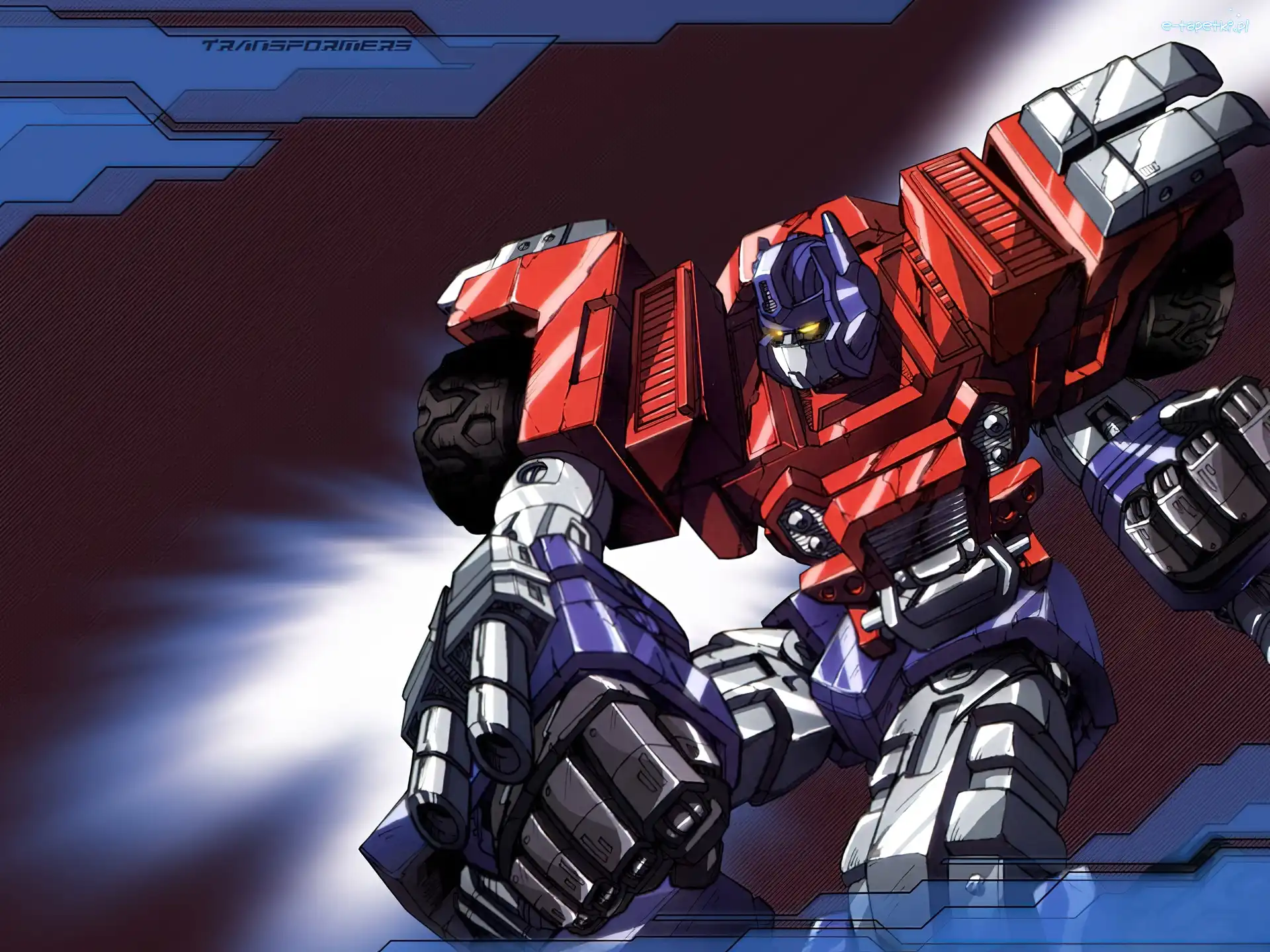 głowa, duża ręka, Transformers