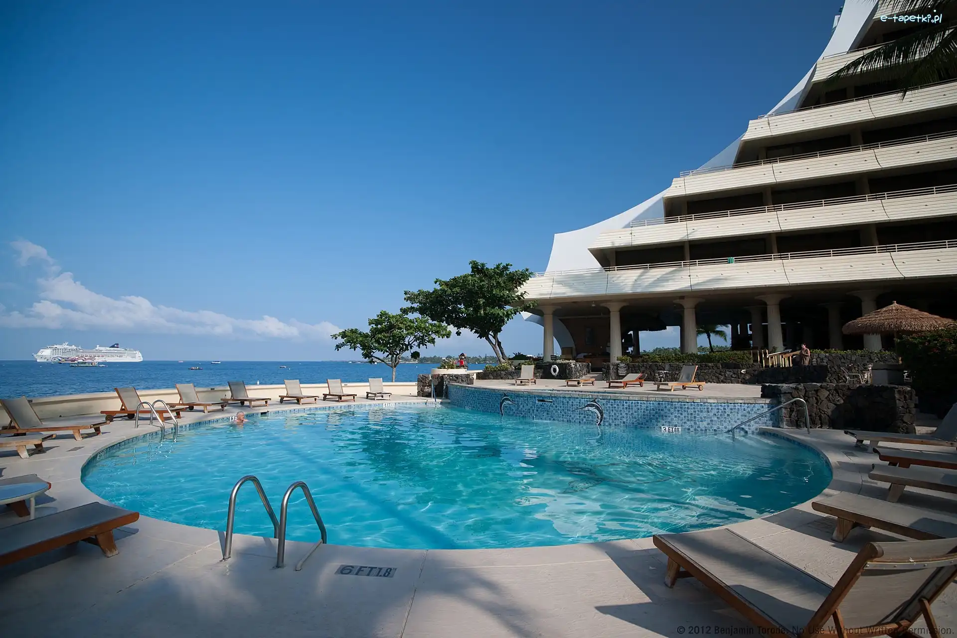 Basen, Hawaje, Ocean, Hotel