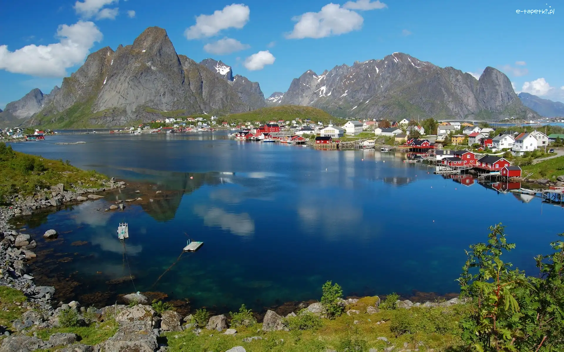 Norwegia, Lofoty, Archipelag, Reine, Miejscowość