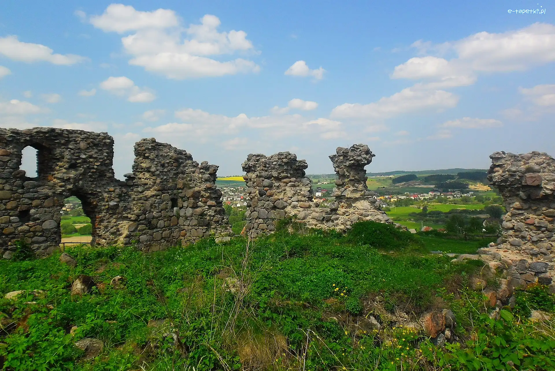 Kurzętnik, Ruiny, Polska, Zamek w Kurzętniku