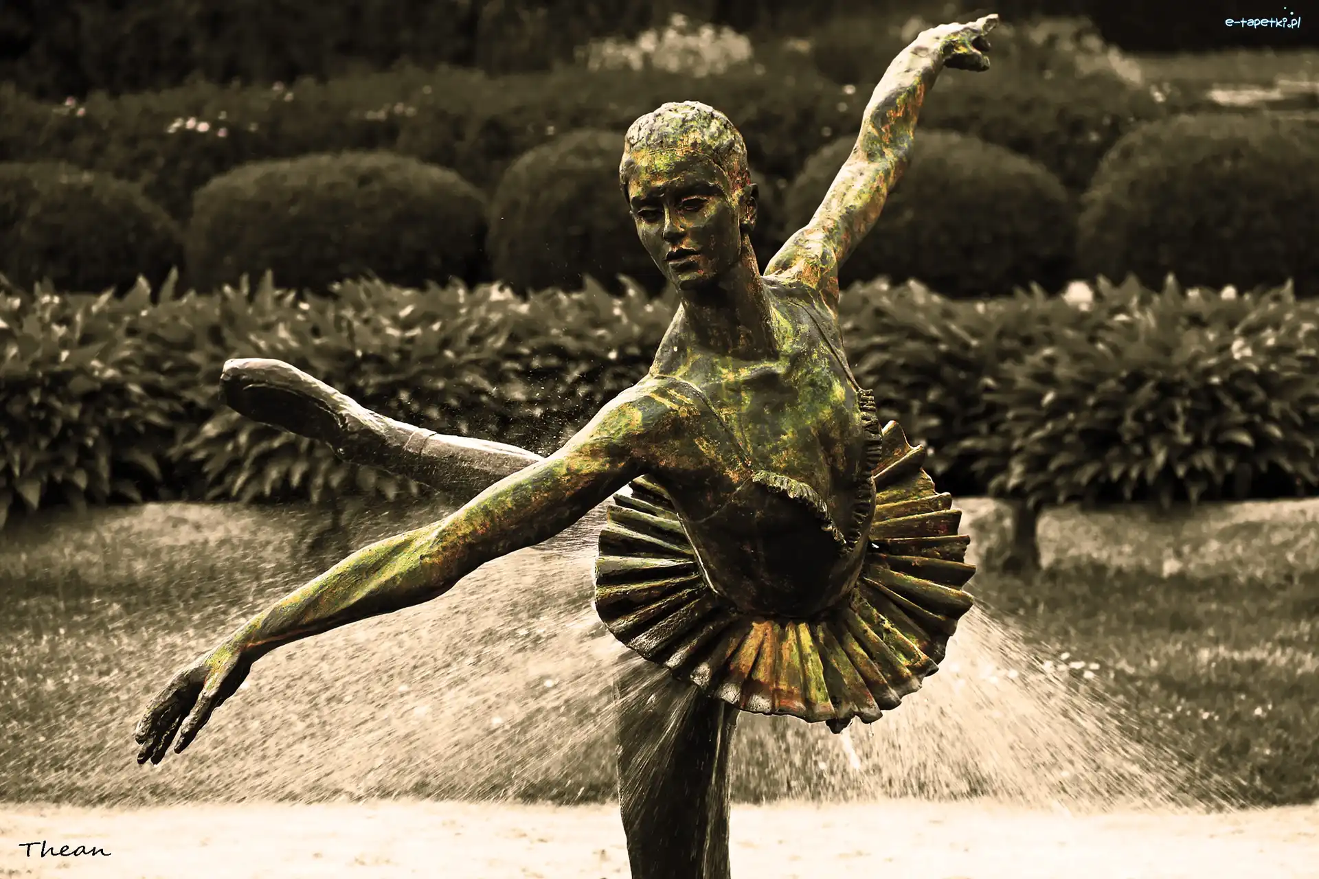 Baletnica, Poznań, Ogród Botaniczny, Fontanna