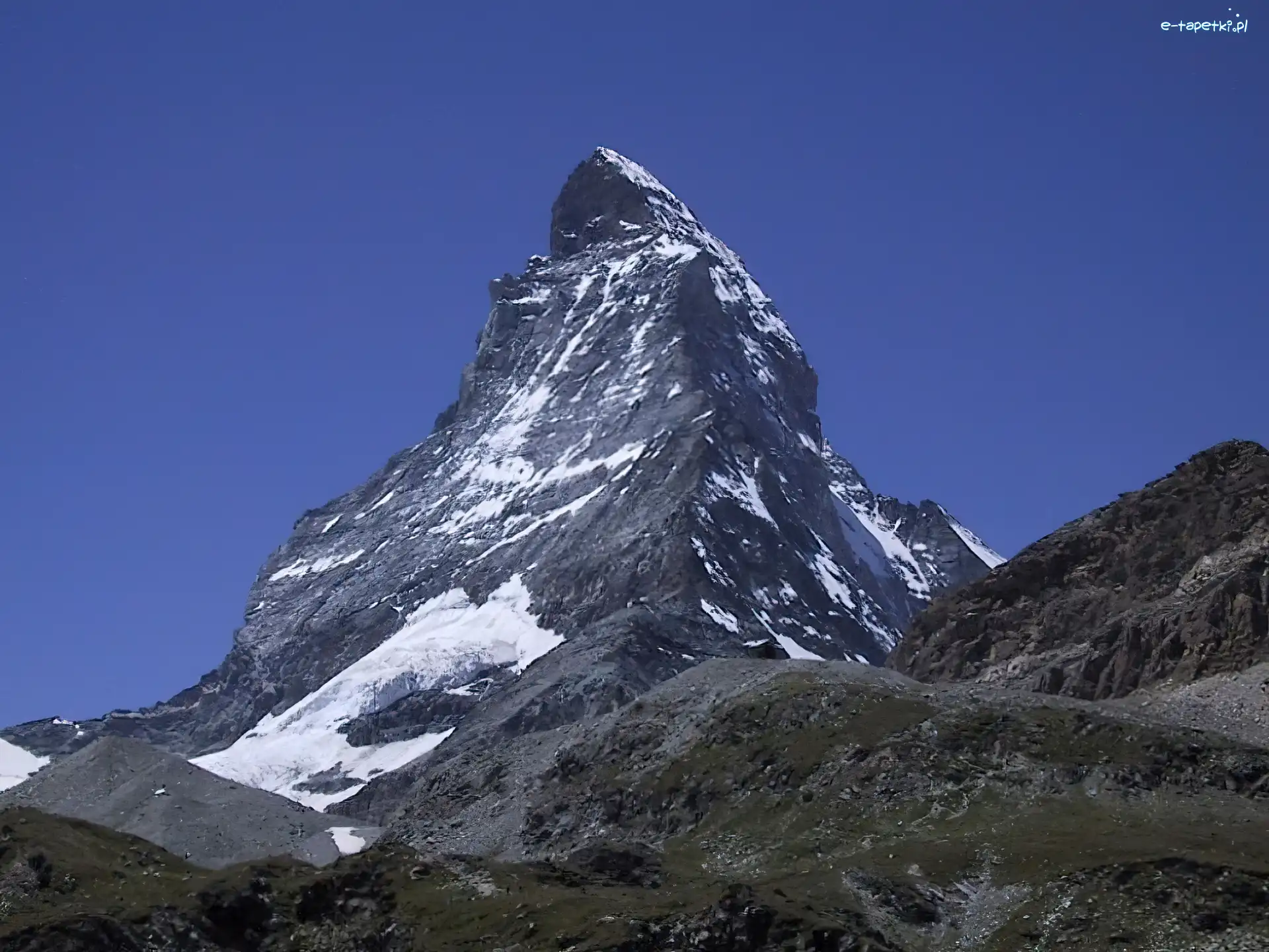Włochy, Góra Matterhorn, Szwajcaria, Pogranicze