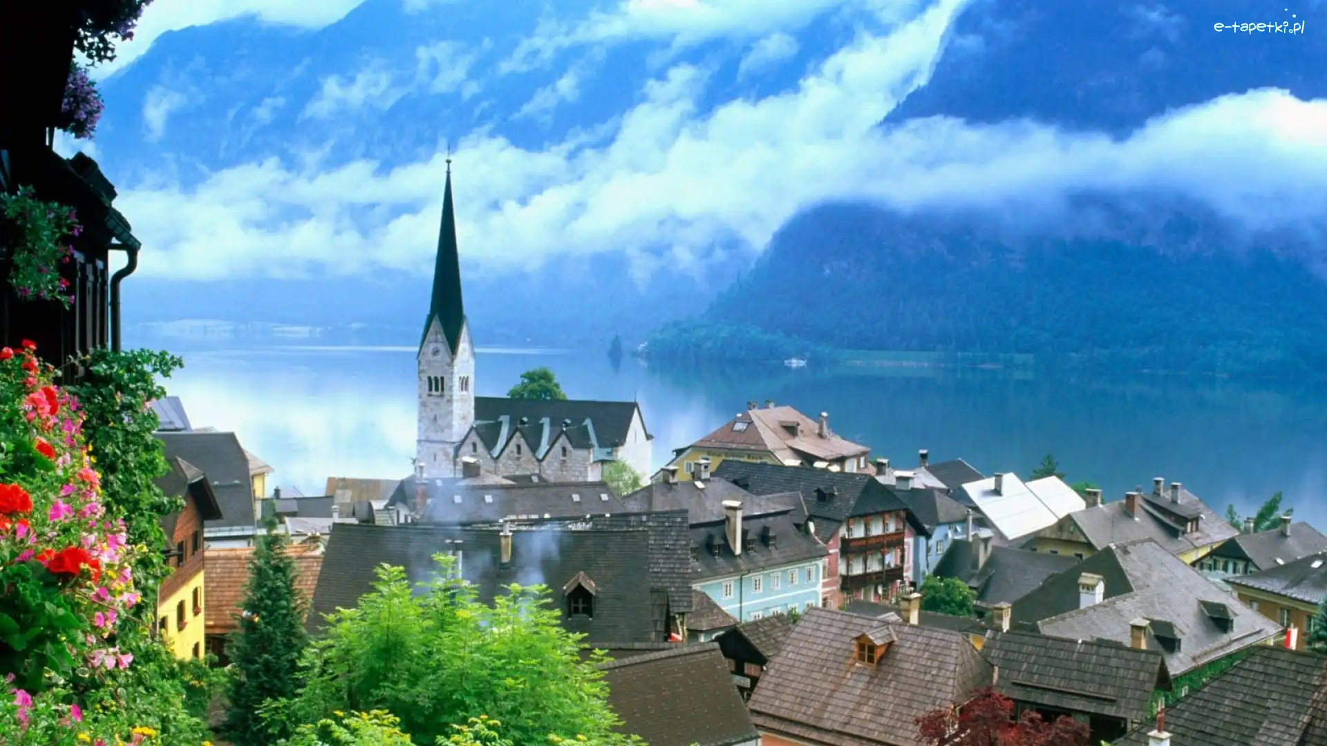 Austria, Salzkammergut, Panorama