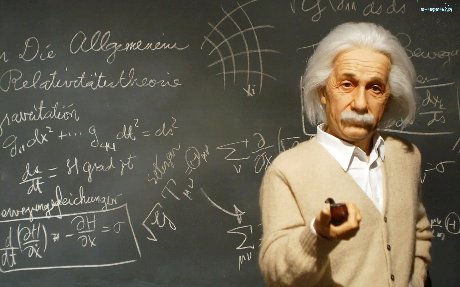 Fizyka, Równanie, Tablica, Albert Einstein