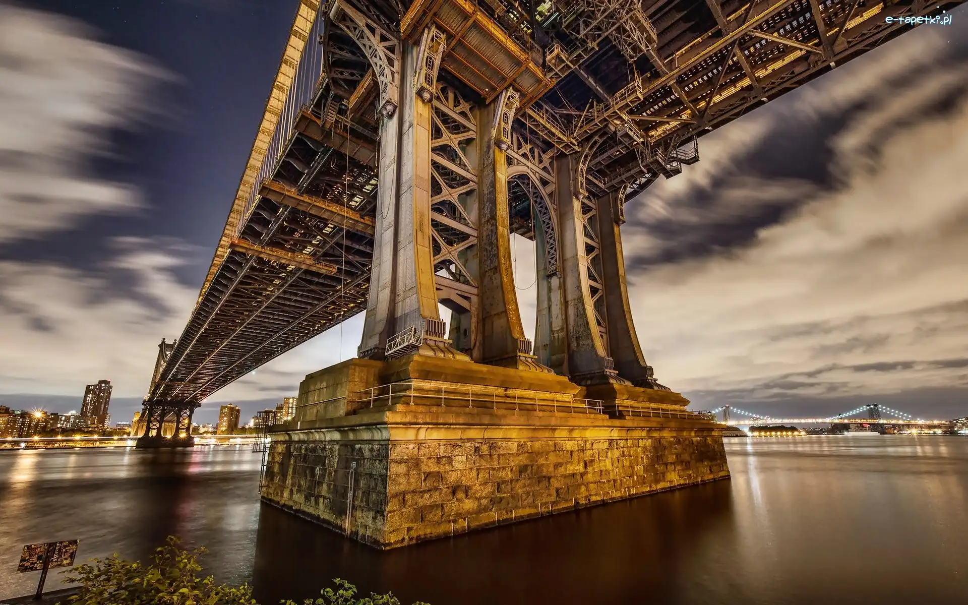 USA, Most Manhattan, Rzeka