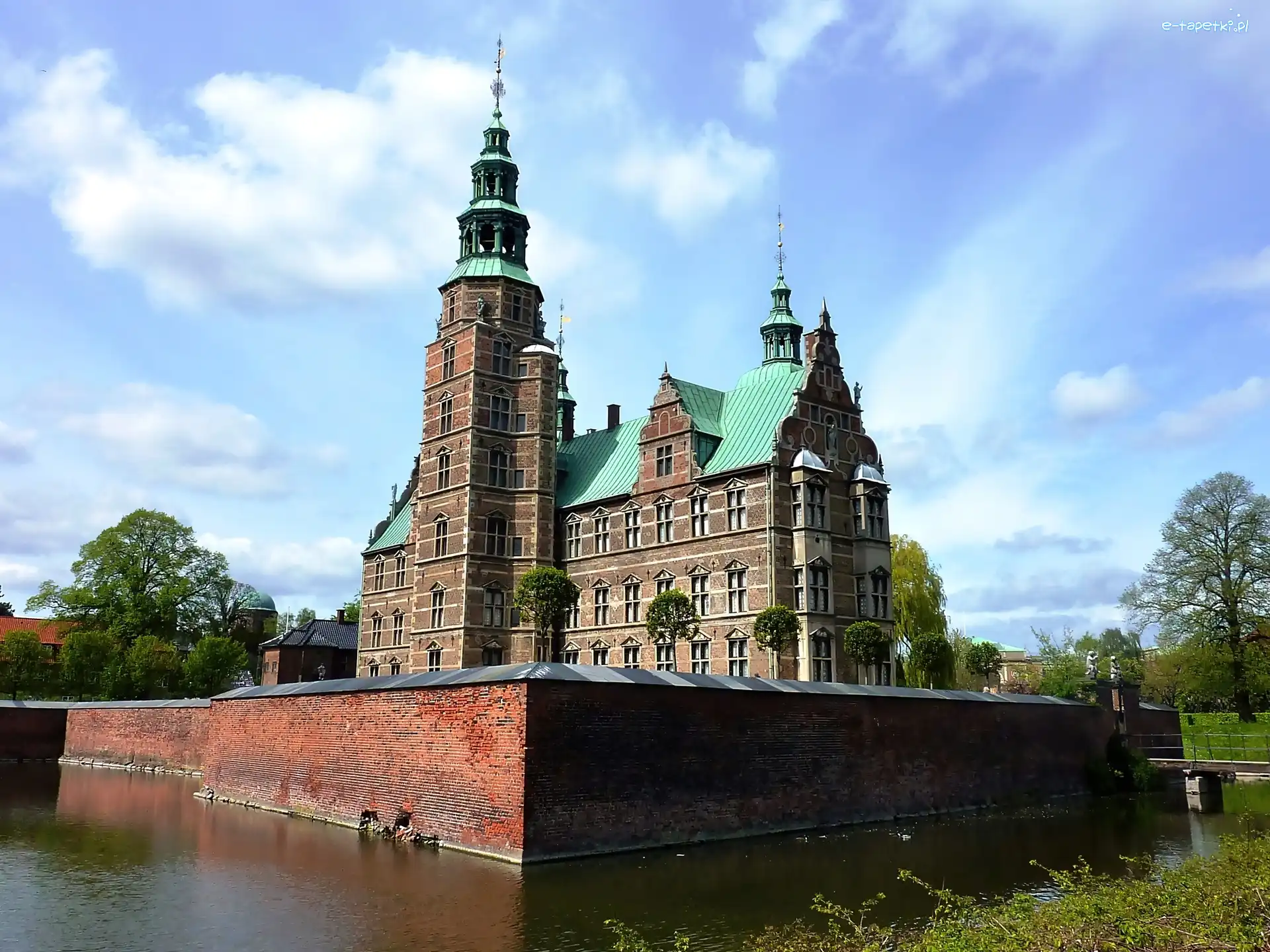 Dania, Kopenhaga, Zamek Rosenborg, Mury, Muzeum historii dynastii Oldenburgów